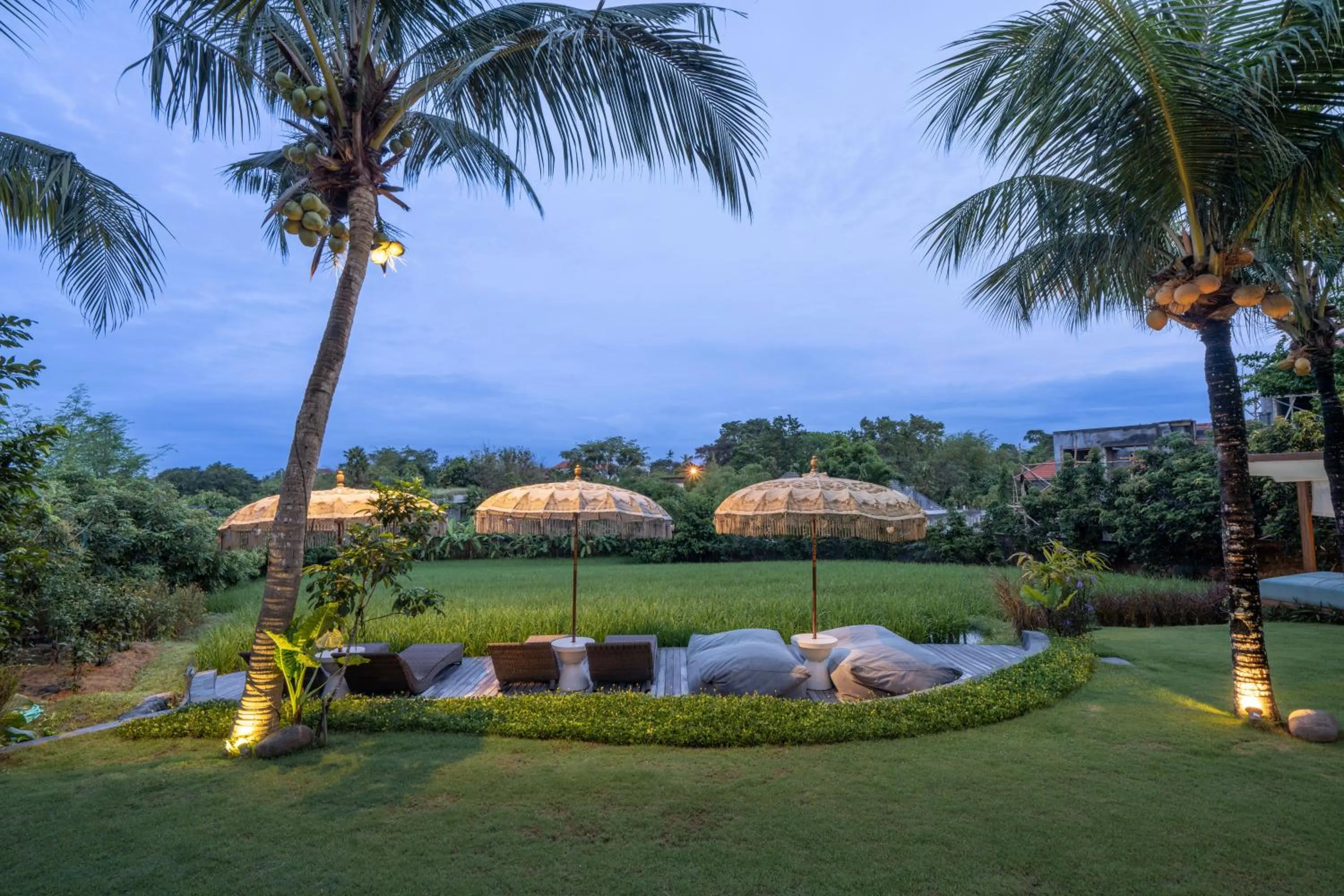 Garden in Premadhan Cottage Canggu