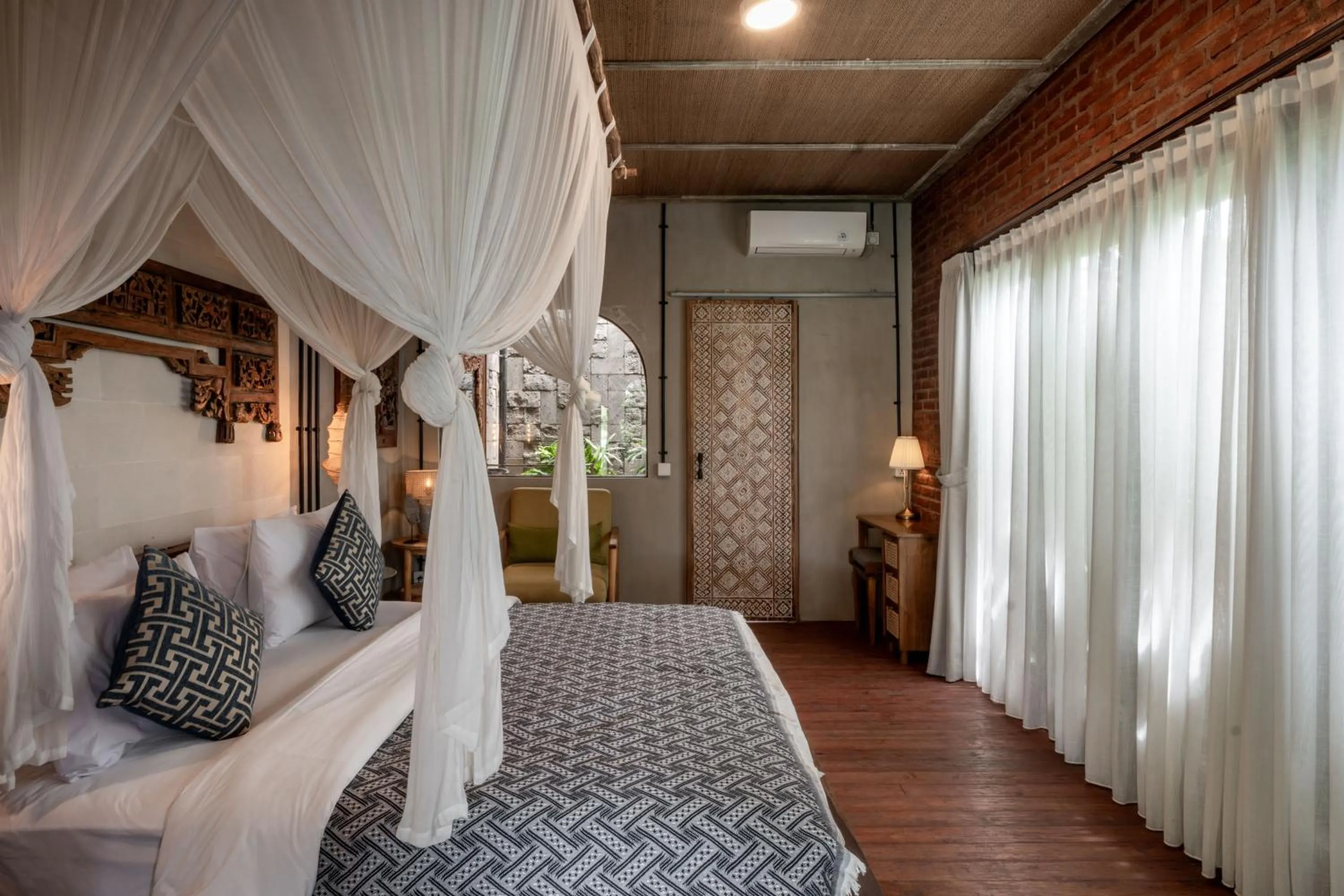 Bed in Premadhan Cottage Canggu