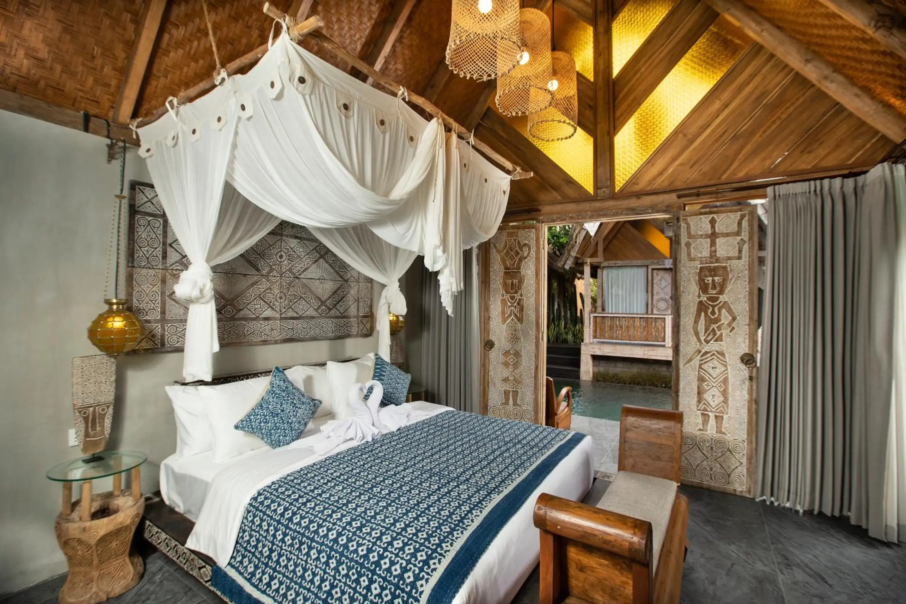 Bed in Premadhan Cottage Canggu Bed in Premadhan Cottage Canggu