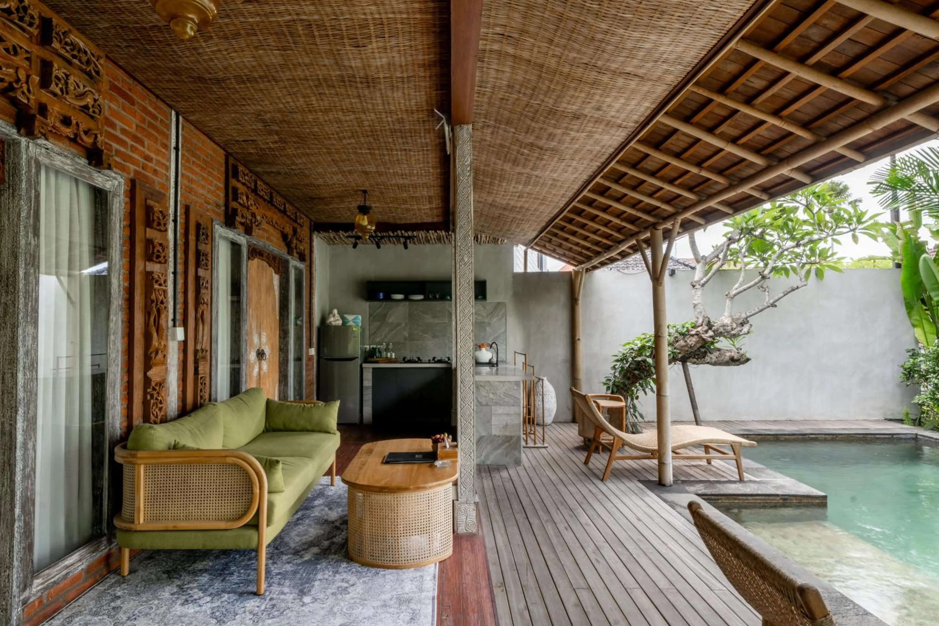 Patio in Premadhan Cottage Canggu