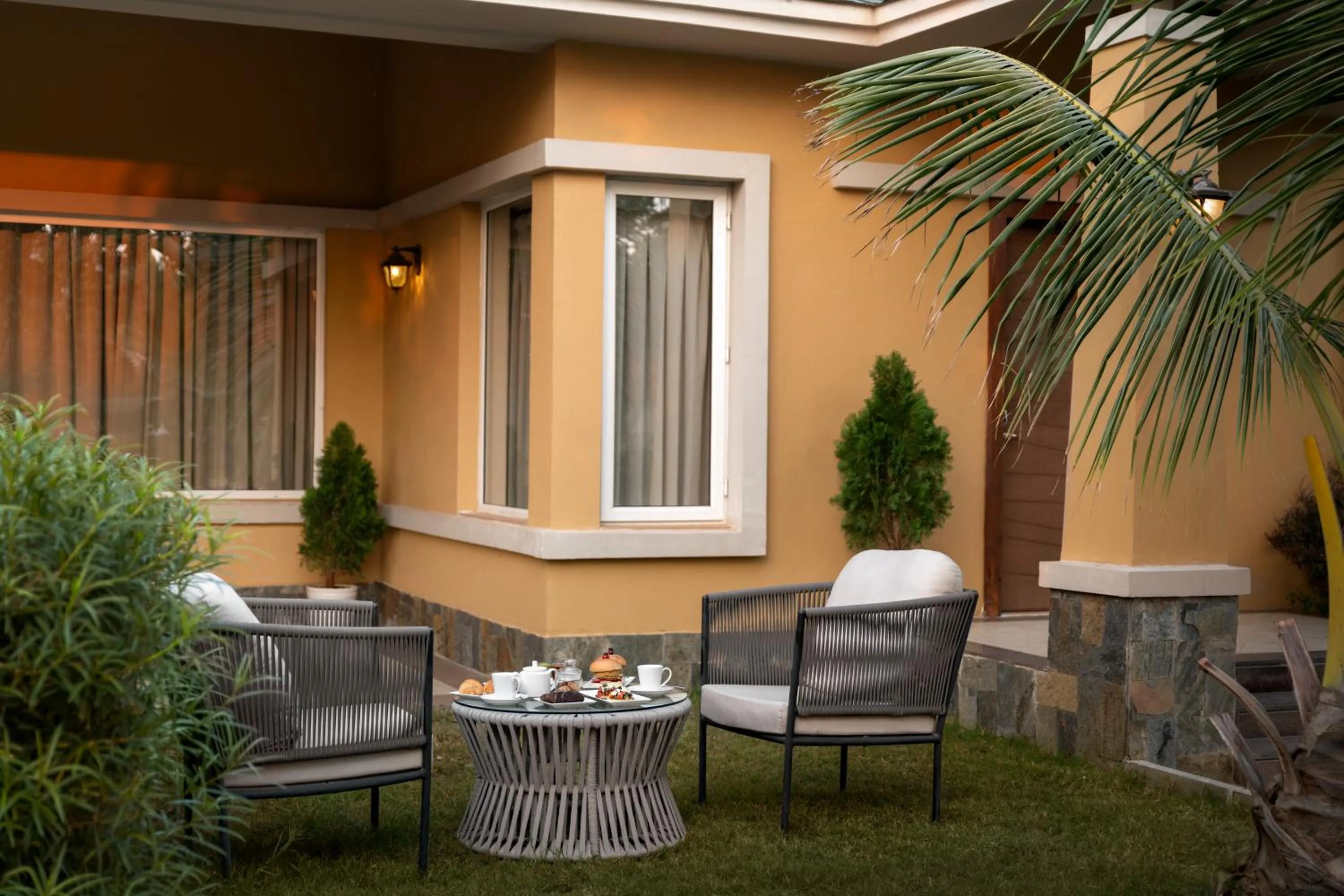 Patio in Hawthorn Suites by Wyndham Dwarka