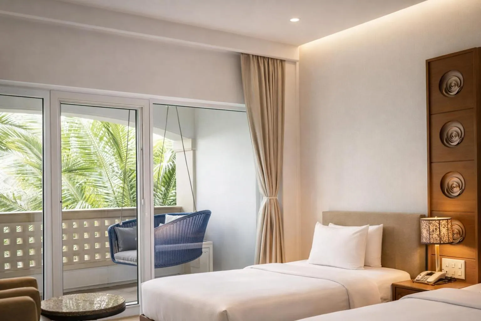 Bedroom, Bed in Hawthorn Suites by Wyndham Dwarka