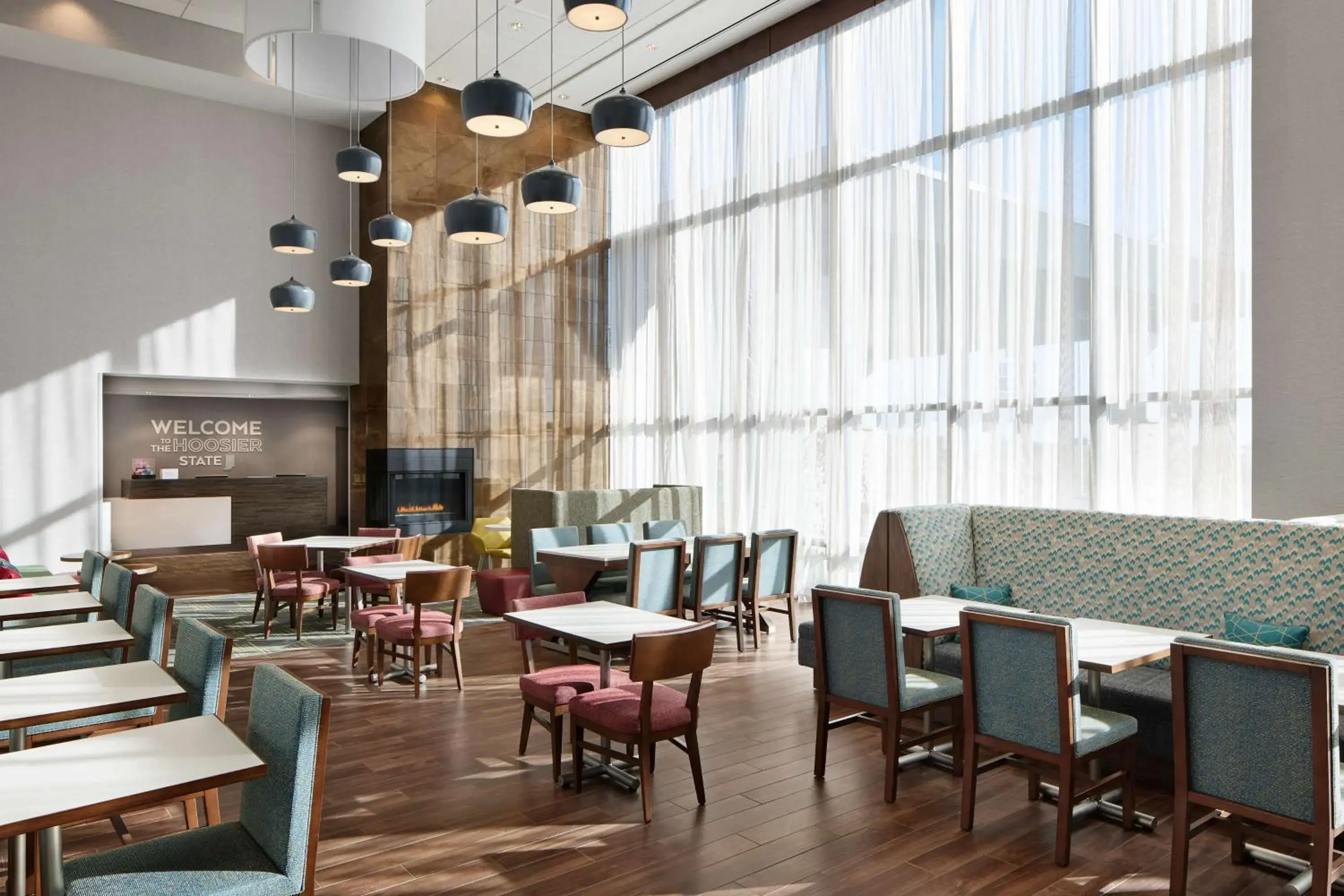 Lobby or reception in Hampton Inn Franklin, IN Lobby or reception in Hampton Inn Franklin, IN