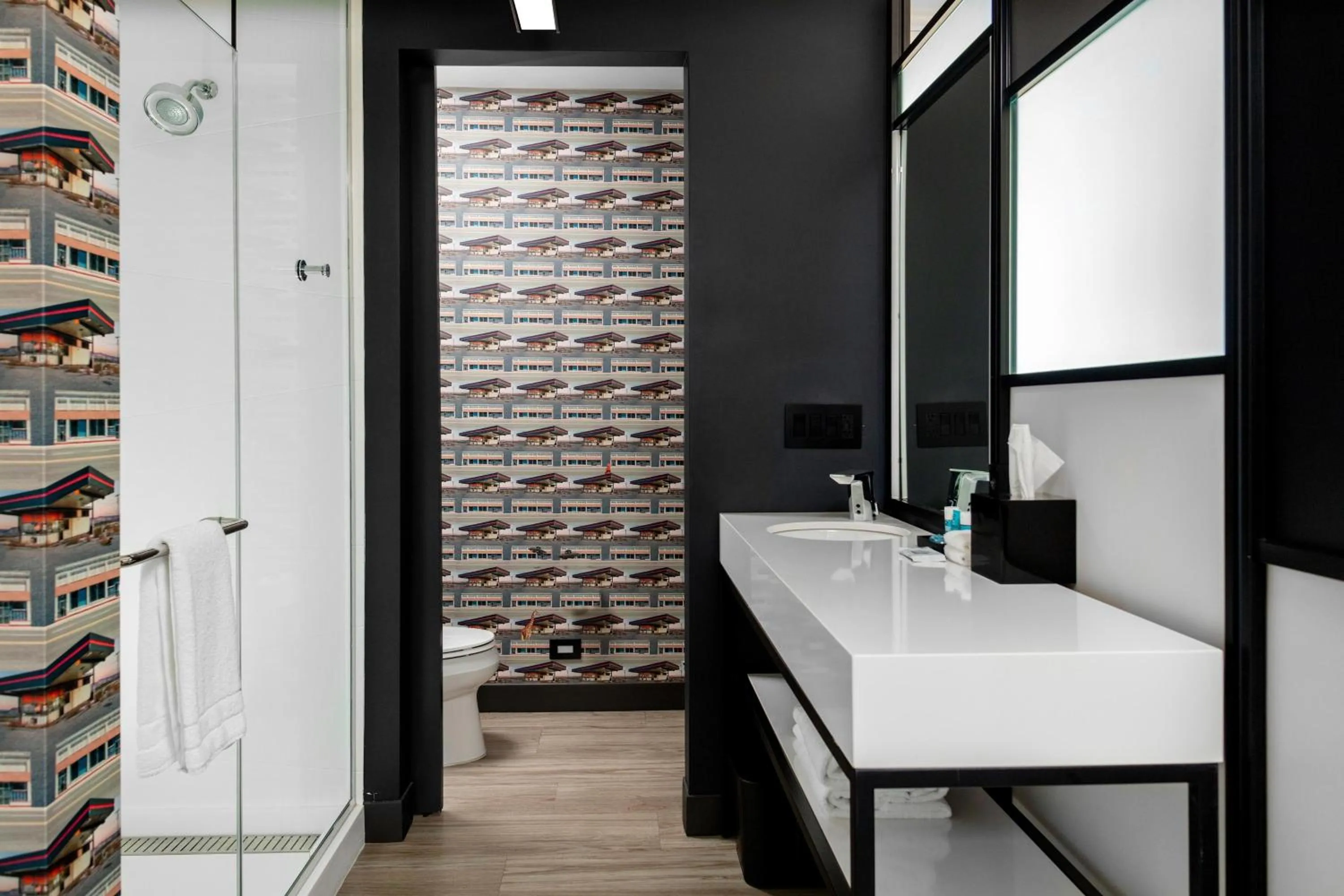 Bathroom in Aloft Atlanta at The Battery Atlanta