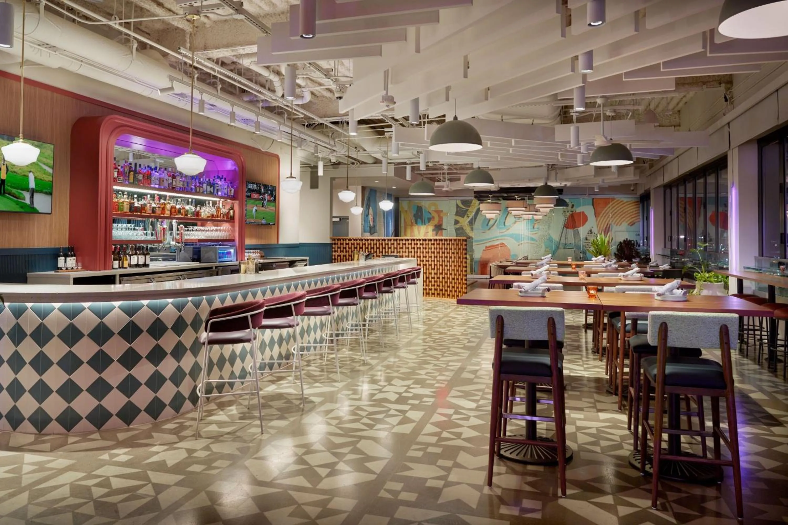 Lounge or bar in TownePlace Suites Nashville Downtown/Capitol District