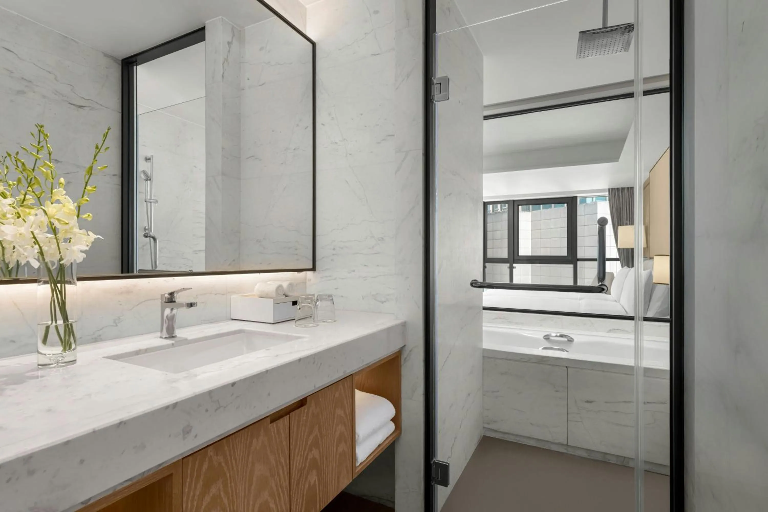 Bathroom in Marriott Executive Apartments Chongqing