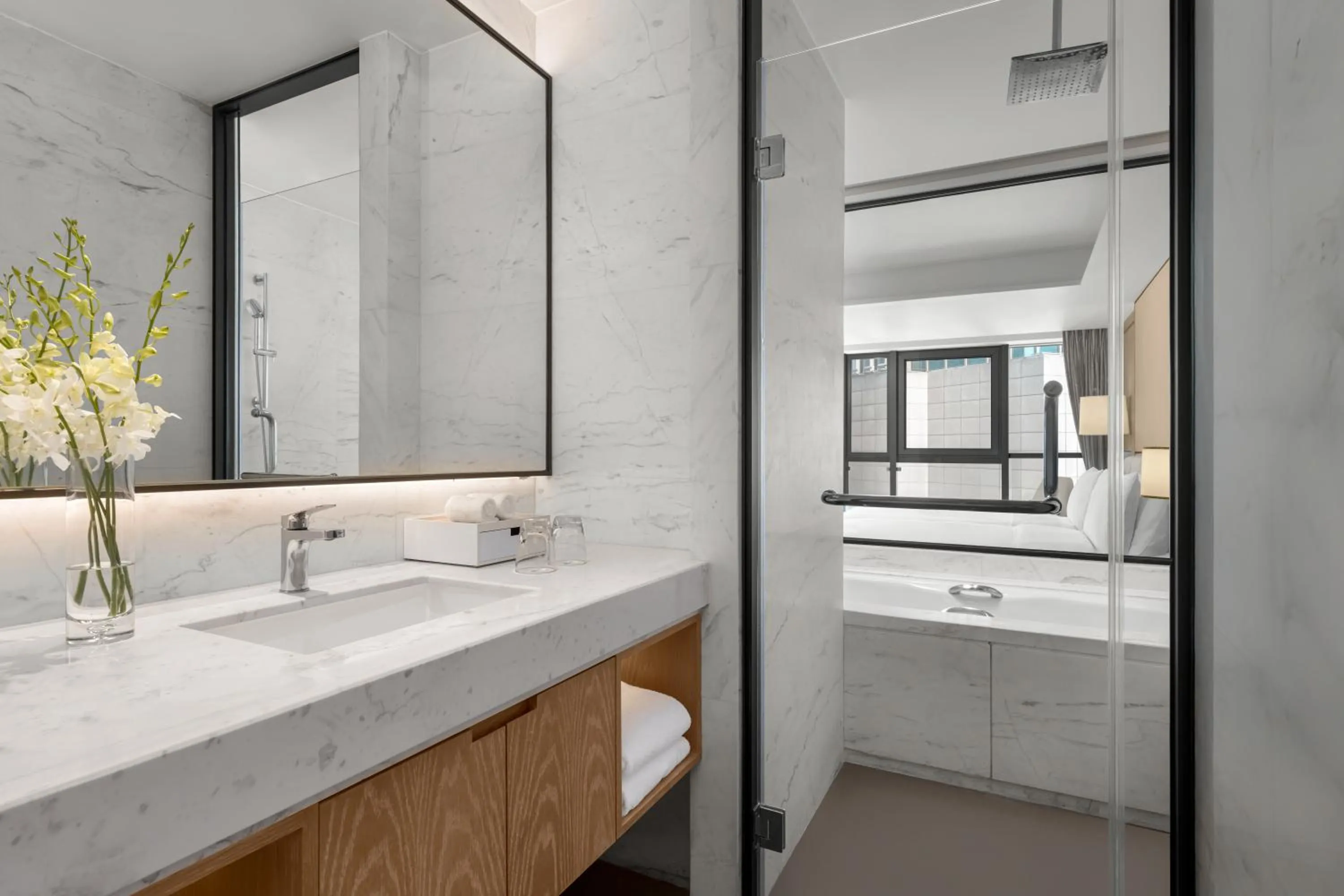 Bathroom in Marriott Executive Apartments Chongqing