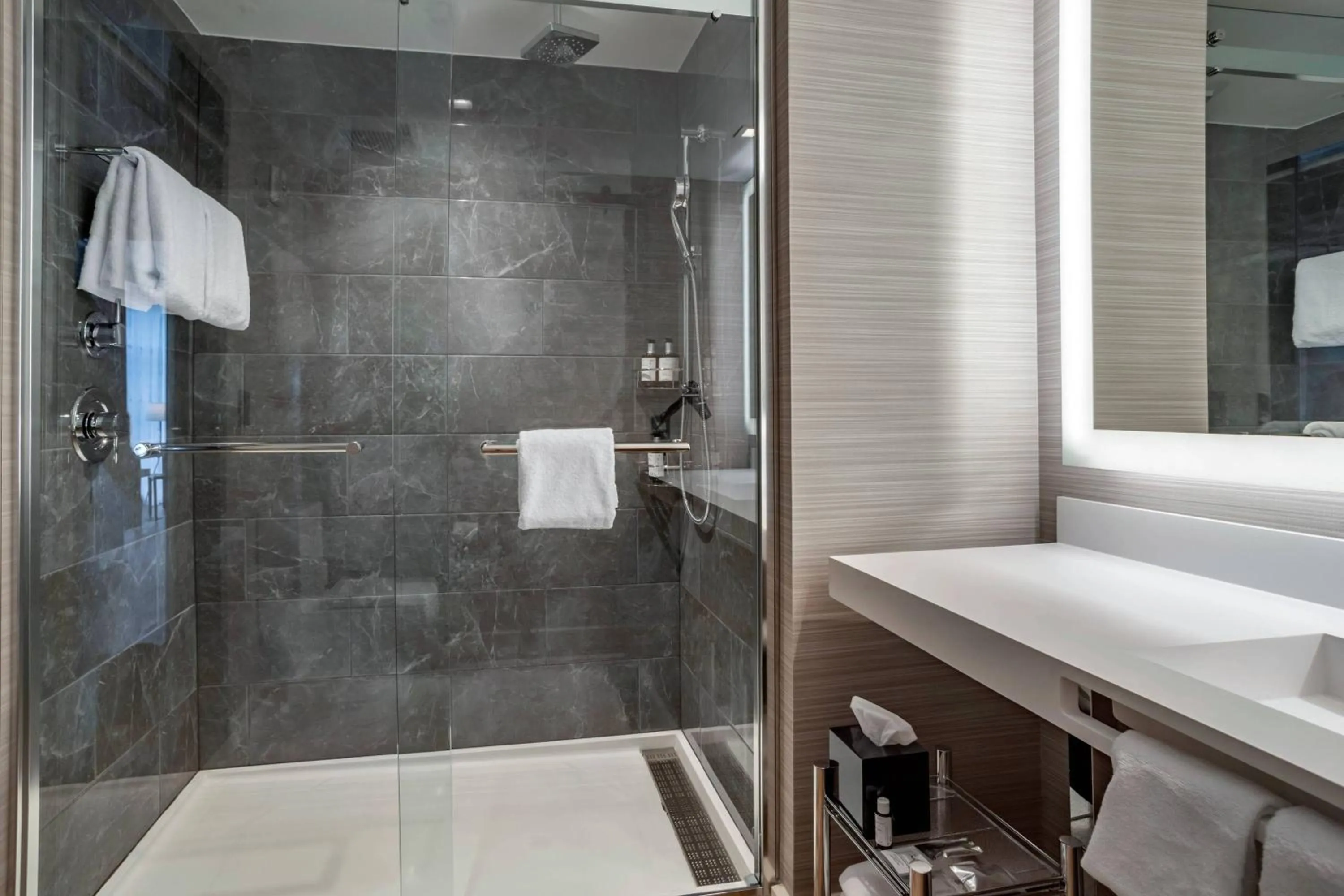 Bathroom in AC Hotel by Marriott Washington DC Convention Center