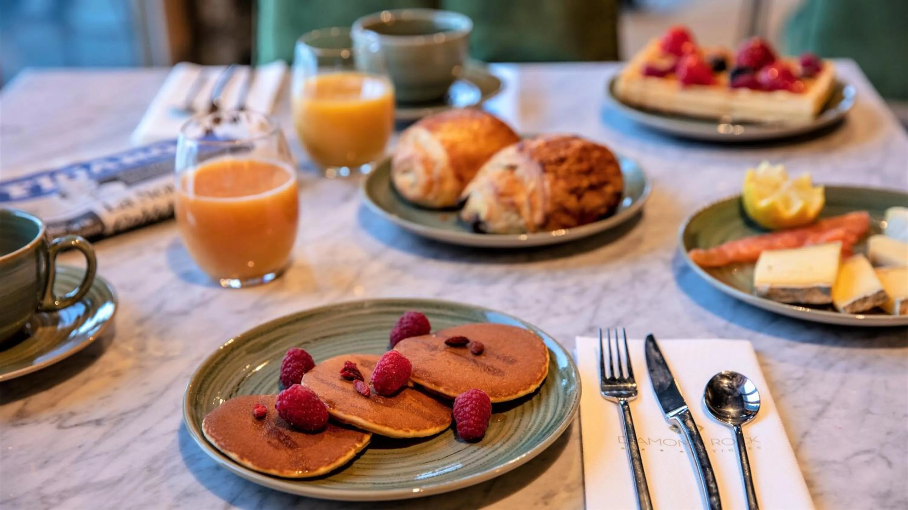 Breakfast in Hôtel Le Diamond Rock
