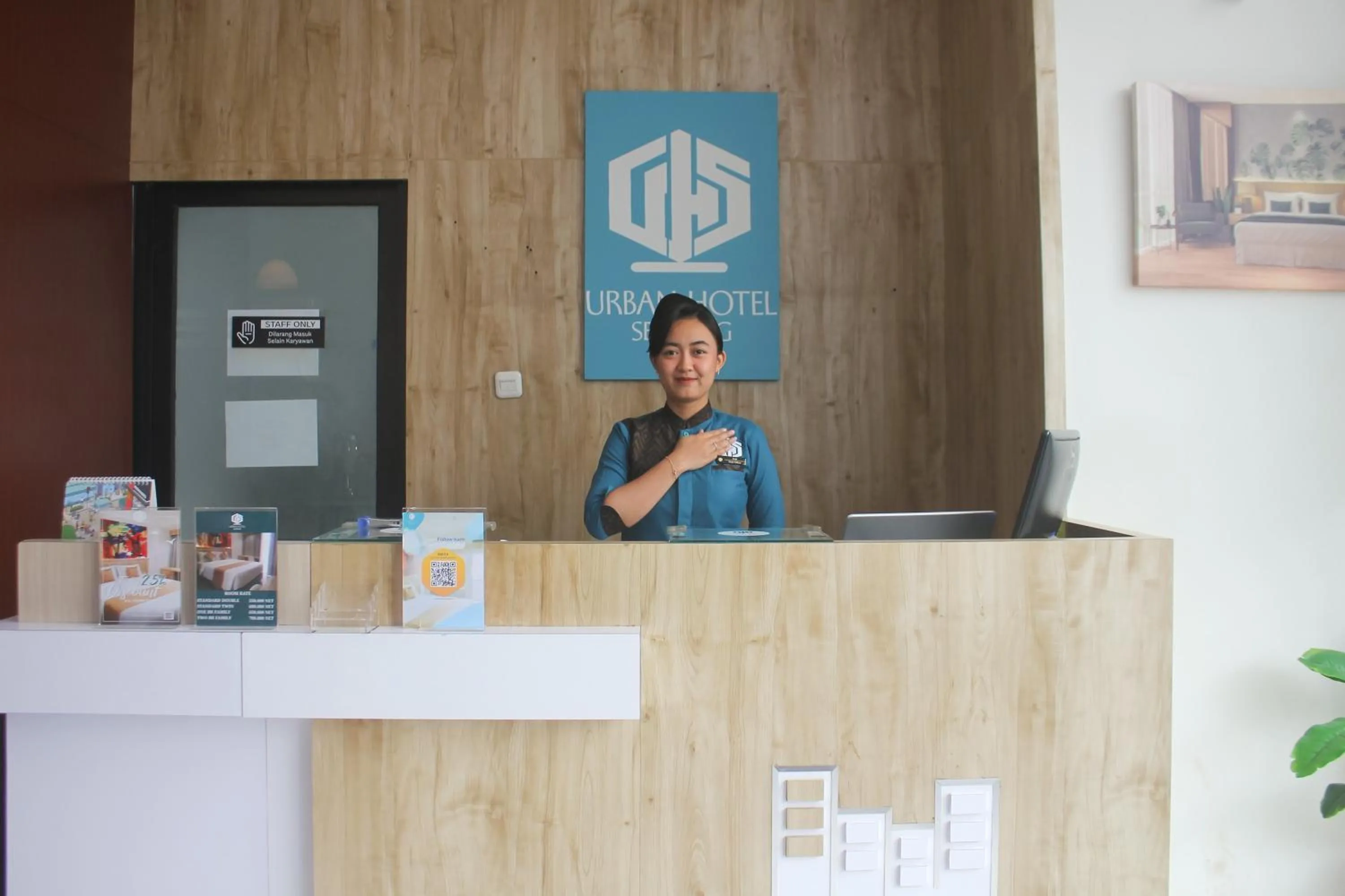 Lobby or reception in Urban Hotel Serpong