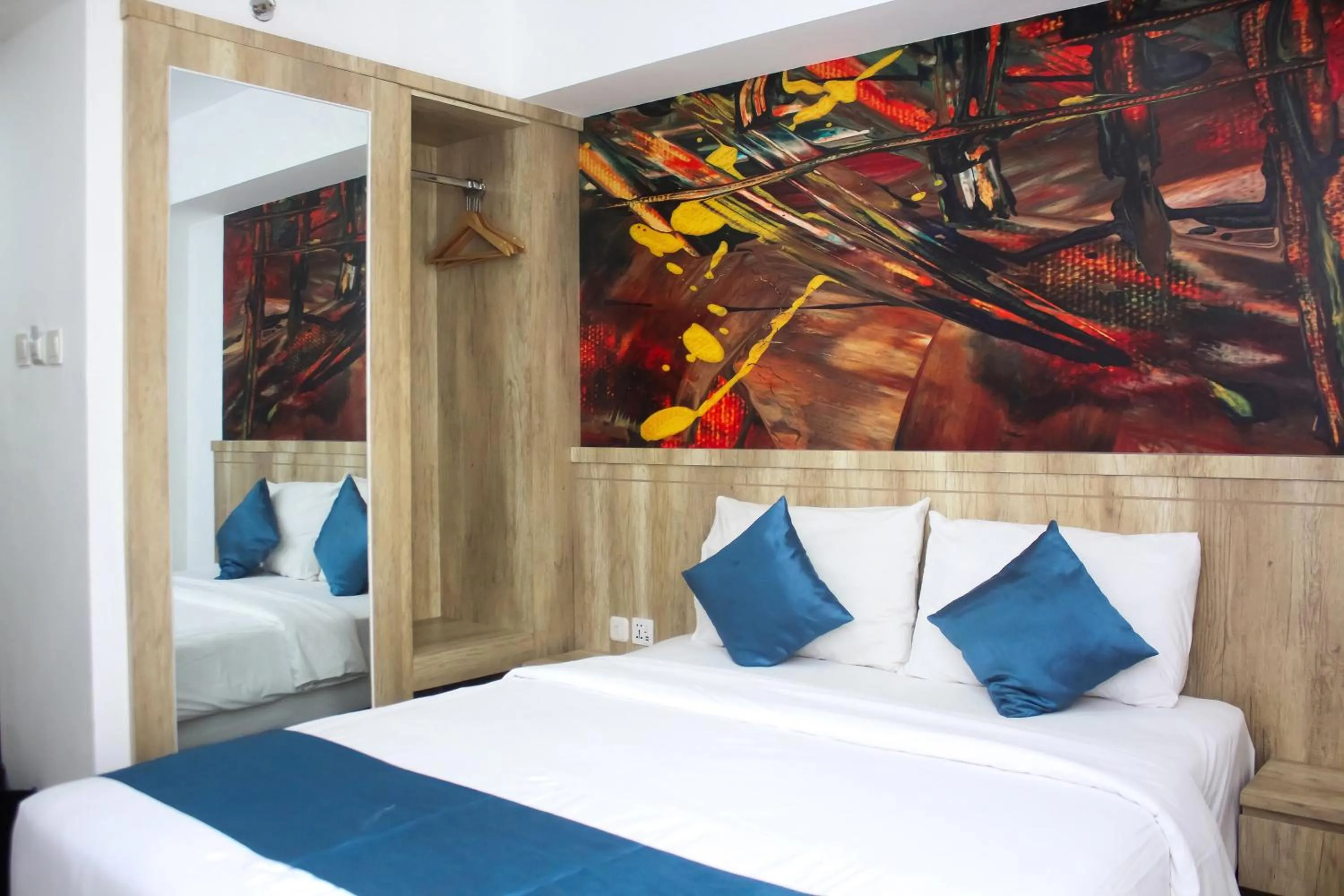 Bed in Urban Hotel Serpong