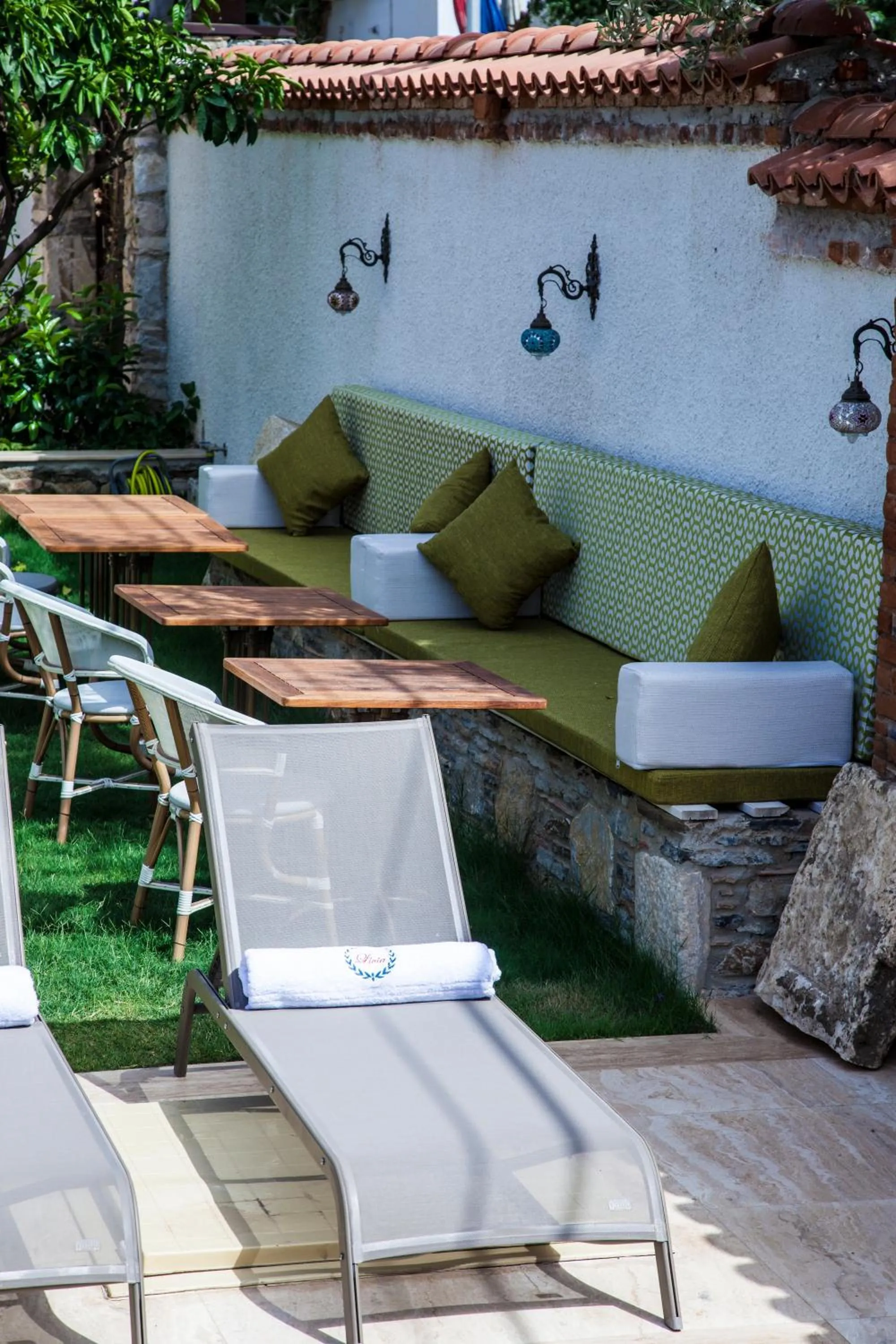 Patio in Livia Garden Hotel