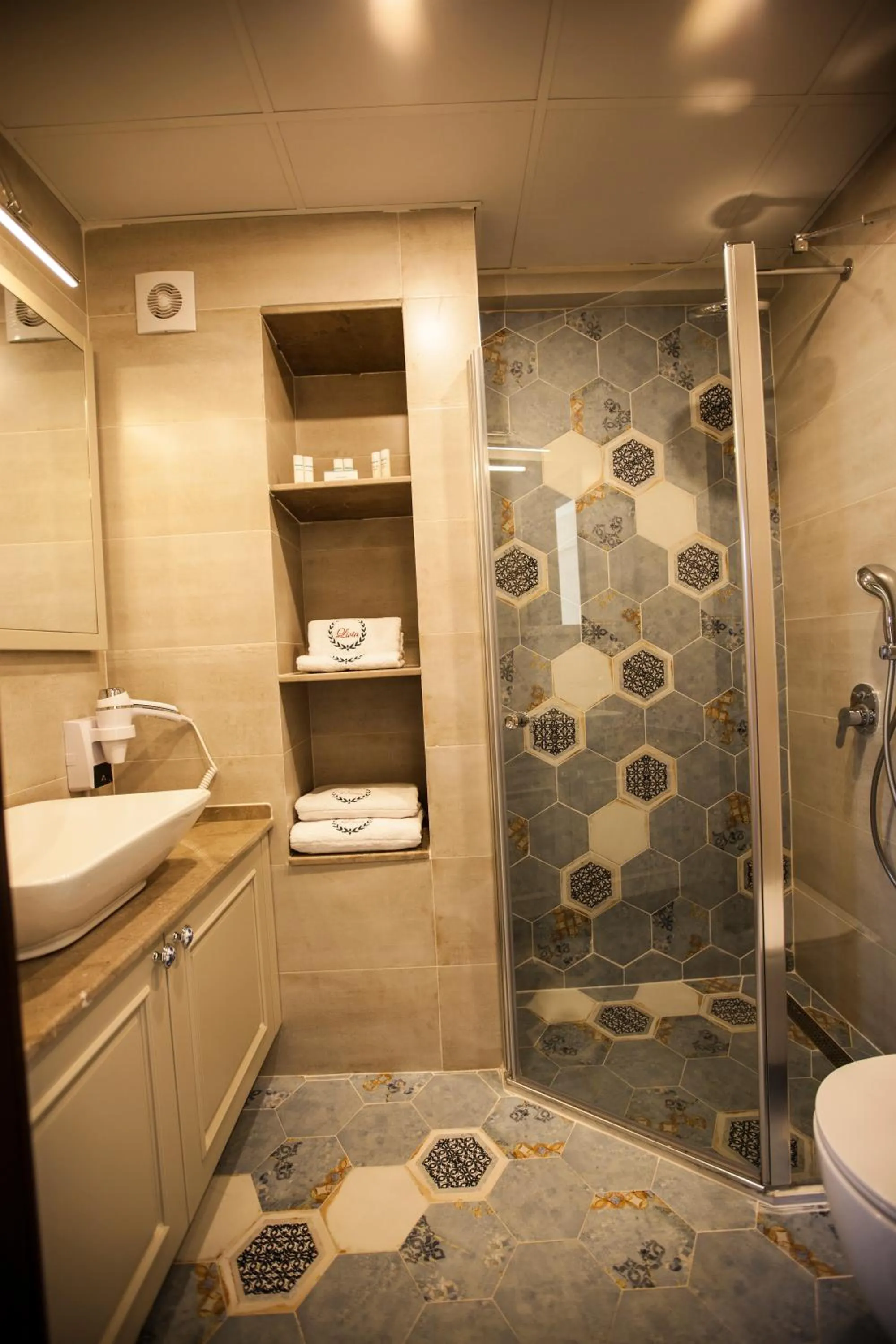 Bathroom in Livia Garden Hotel