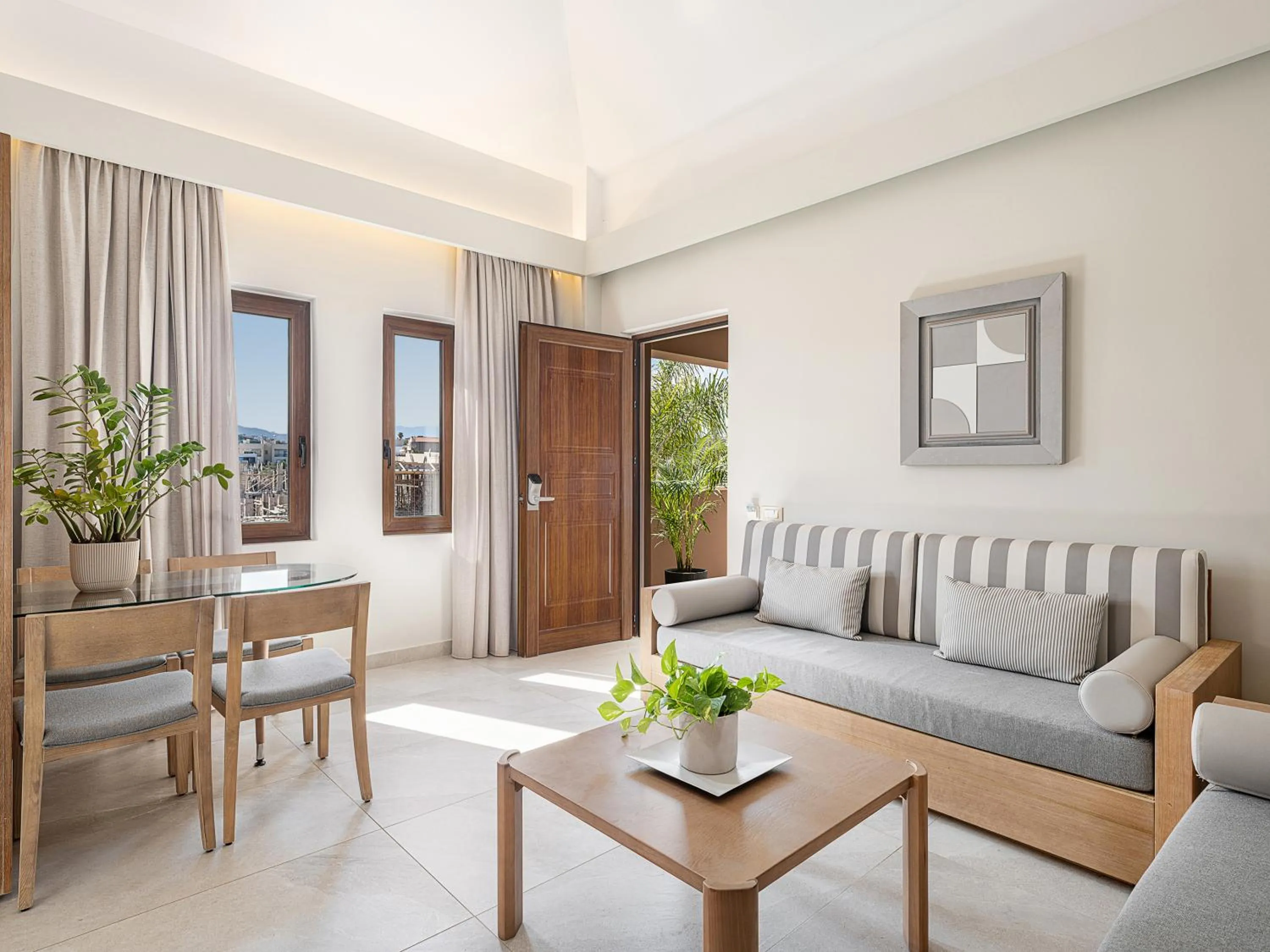 Living room in Okeanis Golden Resort