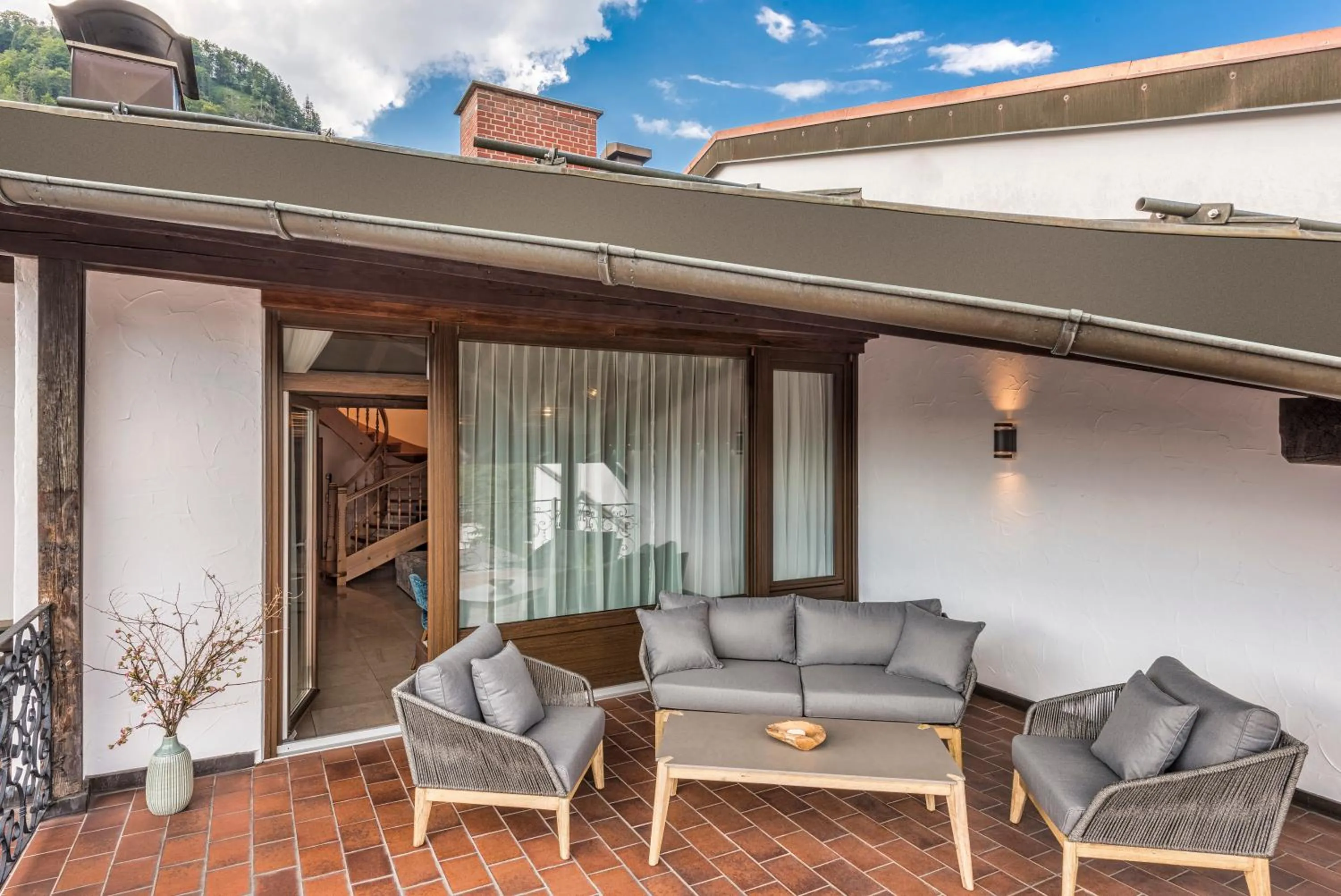 Balcony/Terrace in Hotel Unterwirt