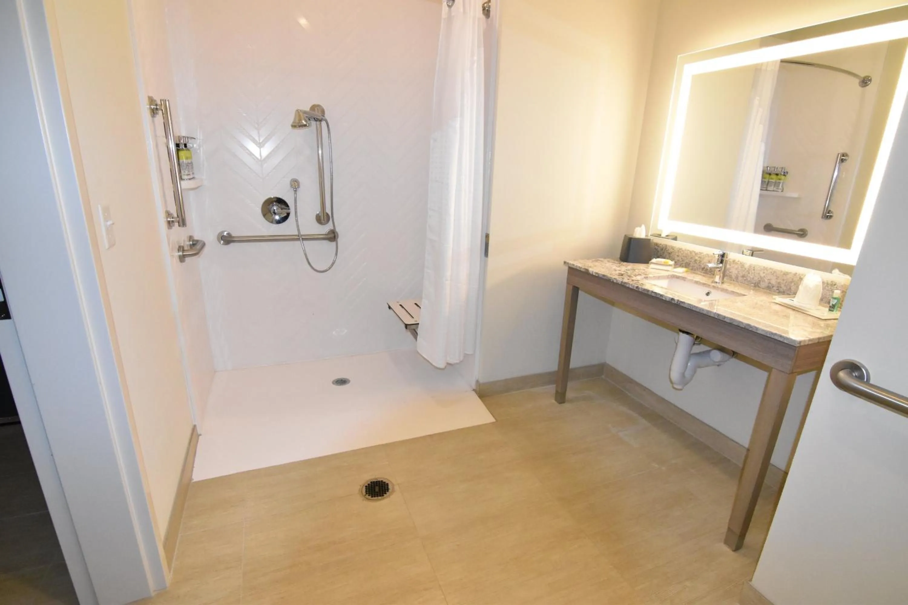 Shower in Holiday Inn - Kansas City - Northeast by IHG