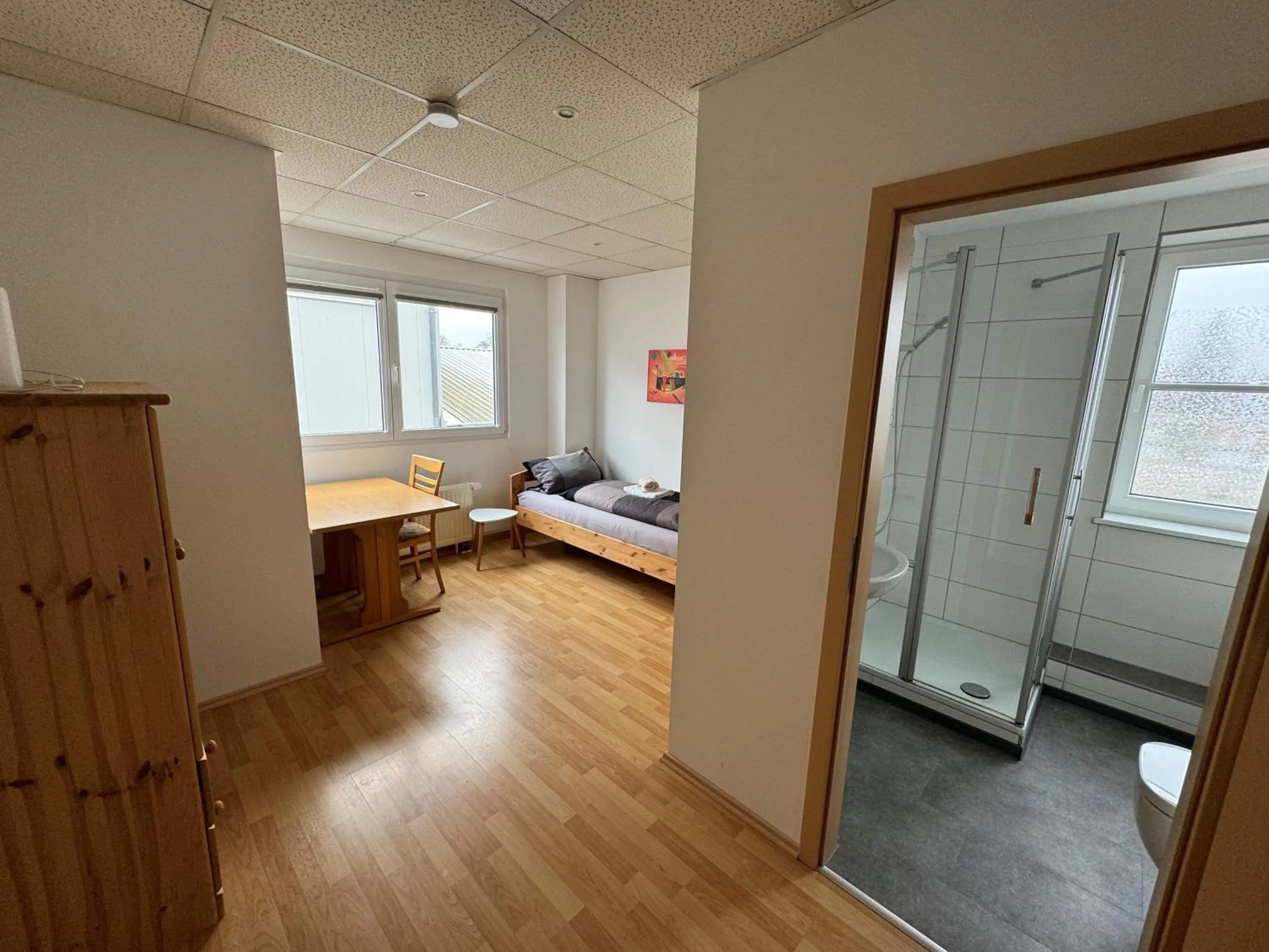 Bed in Pension Schweizer