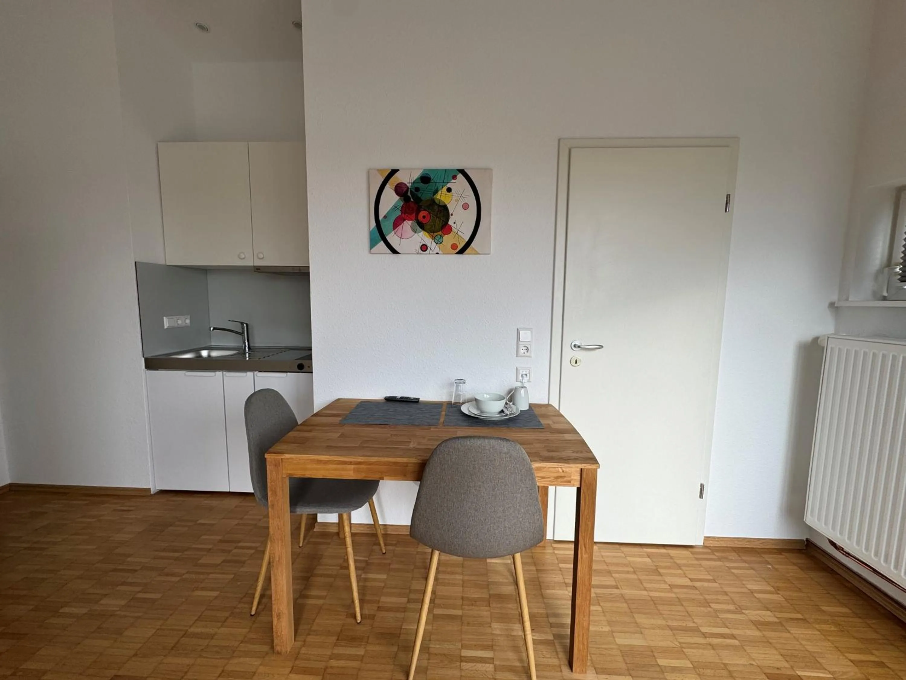 Kitchen or kitchenette in Pension Schweizer