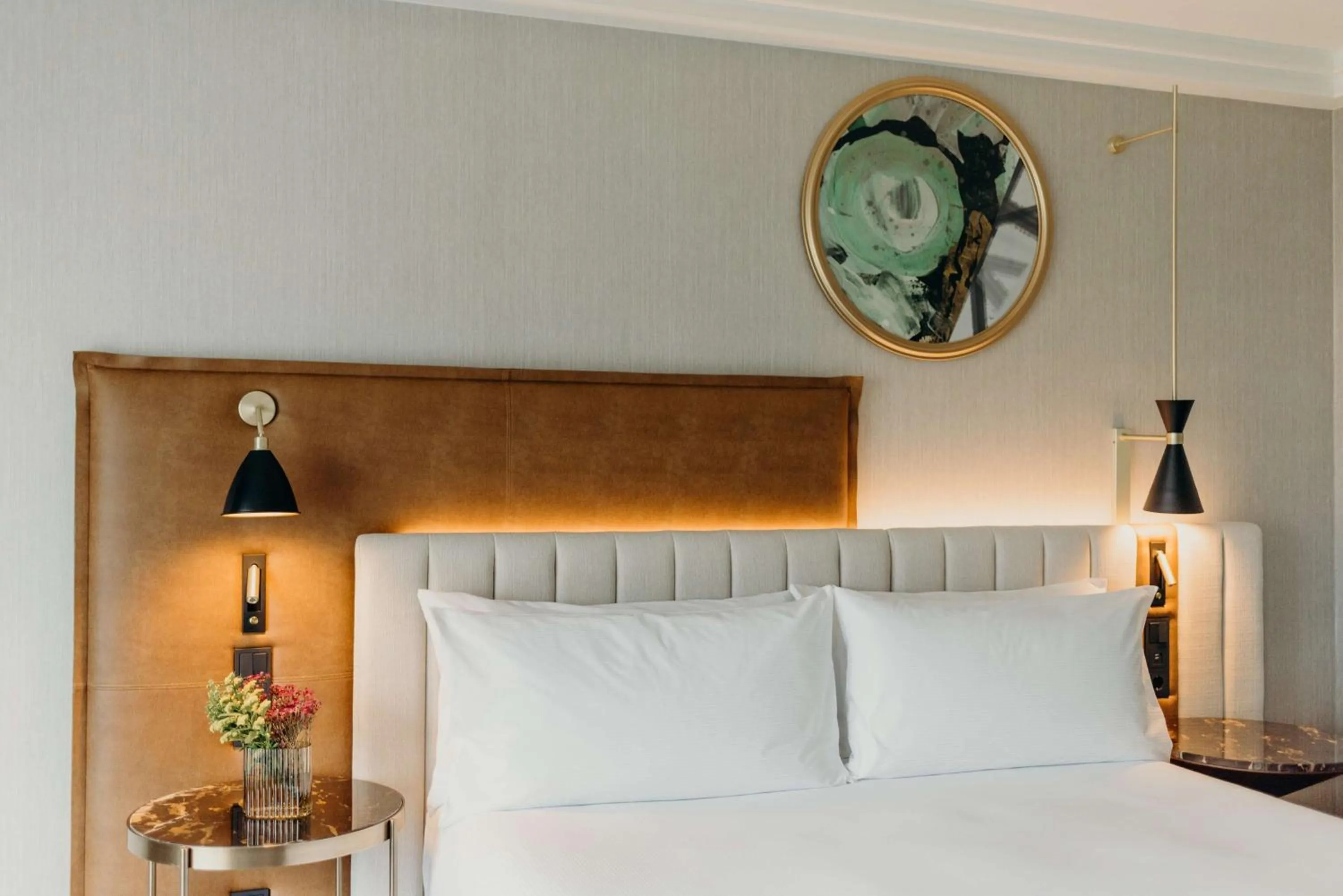 Bed in Hilton Frankfurt City Centre