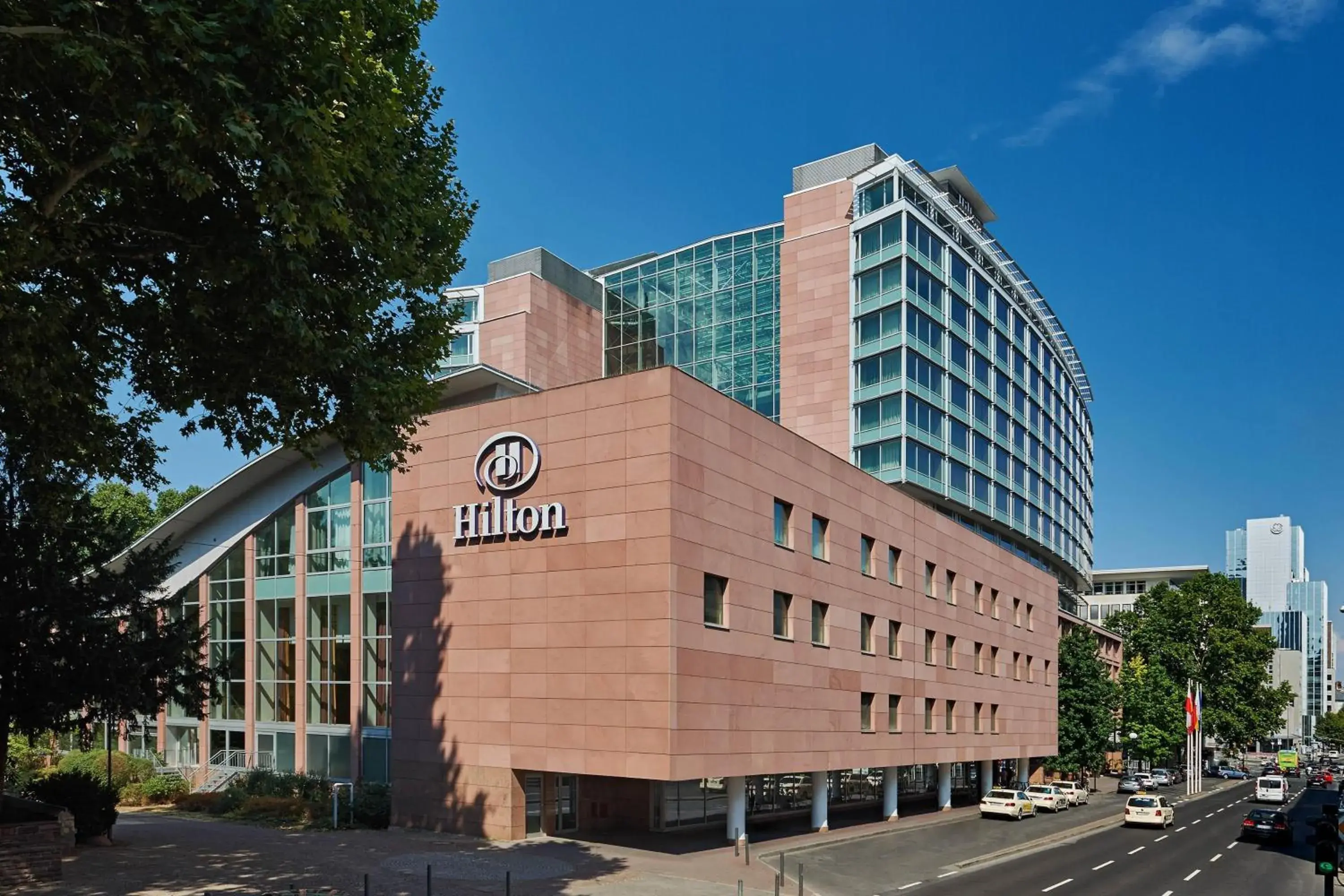 Property building in Hilton Frankfurt City Centre Property building in Hilton Frankfurt City Centre