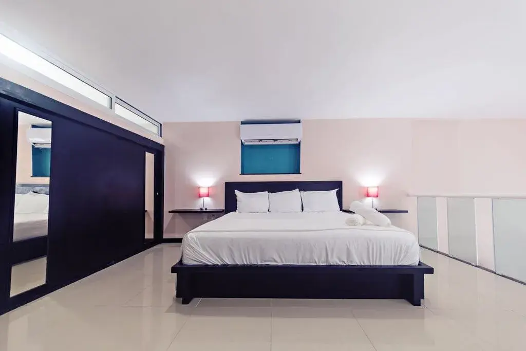 Bed in Hotel CARPE DIEM Tulum by Nah Hotels Bed in Hotel CARPE DIEM Tulum by Nah Hotels