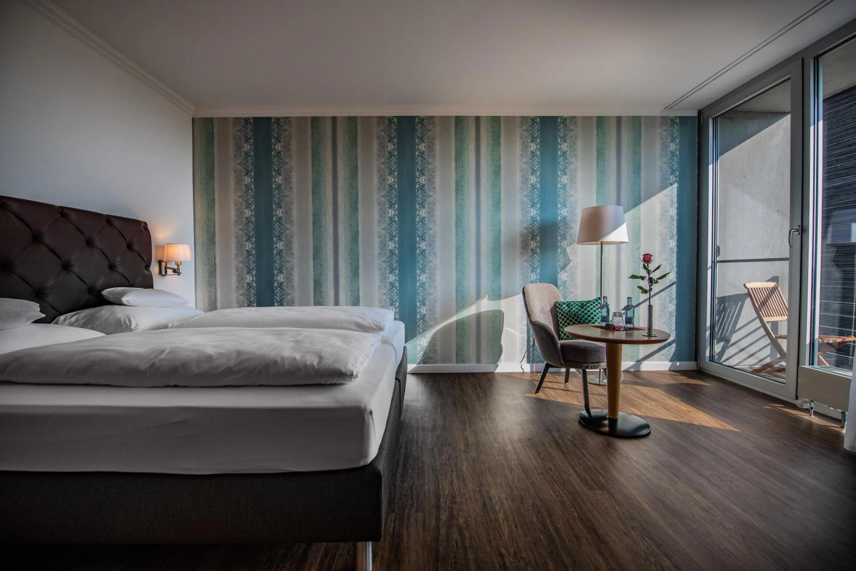 Photo of the whole room, Bed in Waldsee Golf-Resort