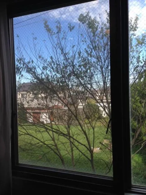 Garden view in Narita Airport Samurai Hostel