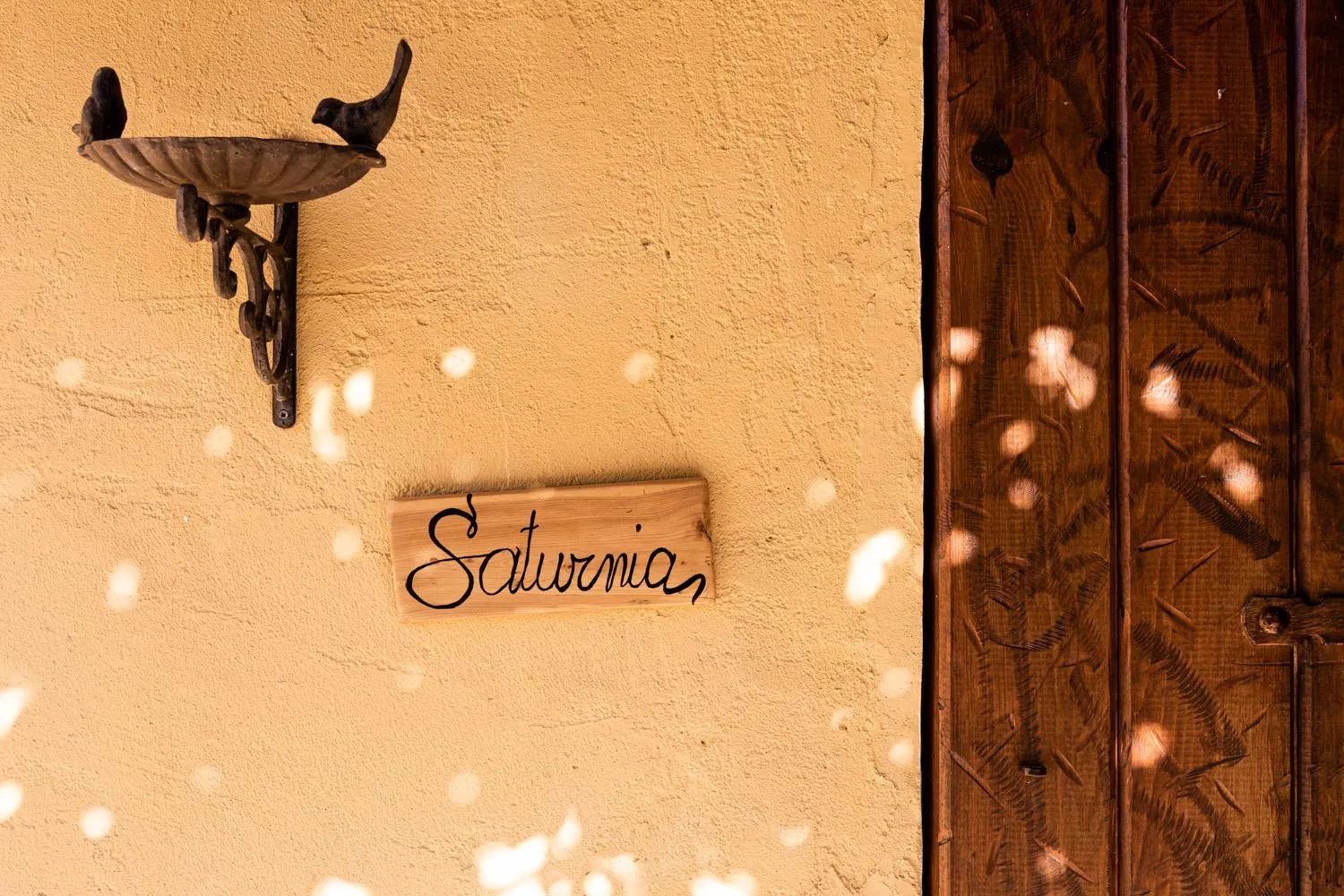 Decorative detail in LAS MARIPOSAS