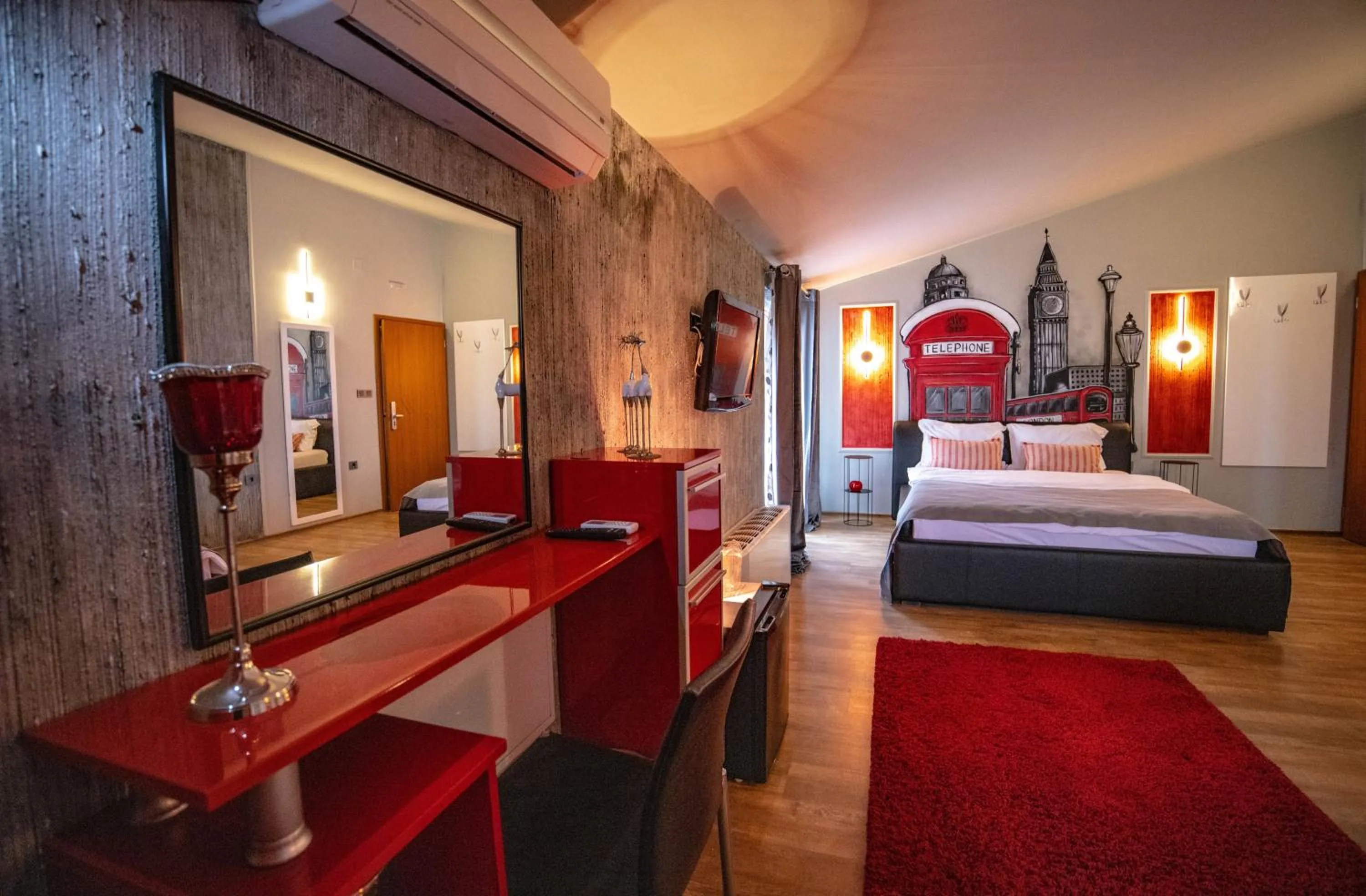 Bed in Hotel Pamela Concept