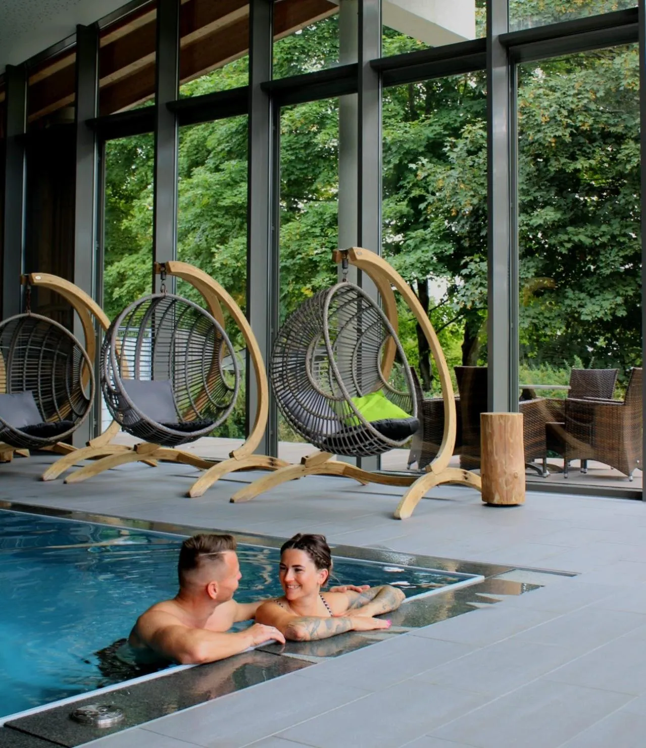 Pool view in Konsum Berghotel Oberhof