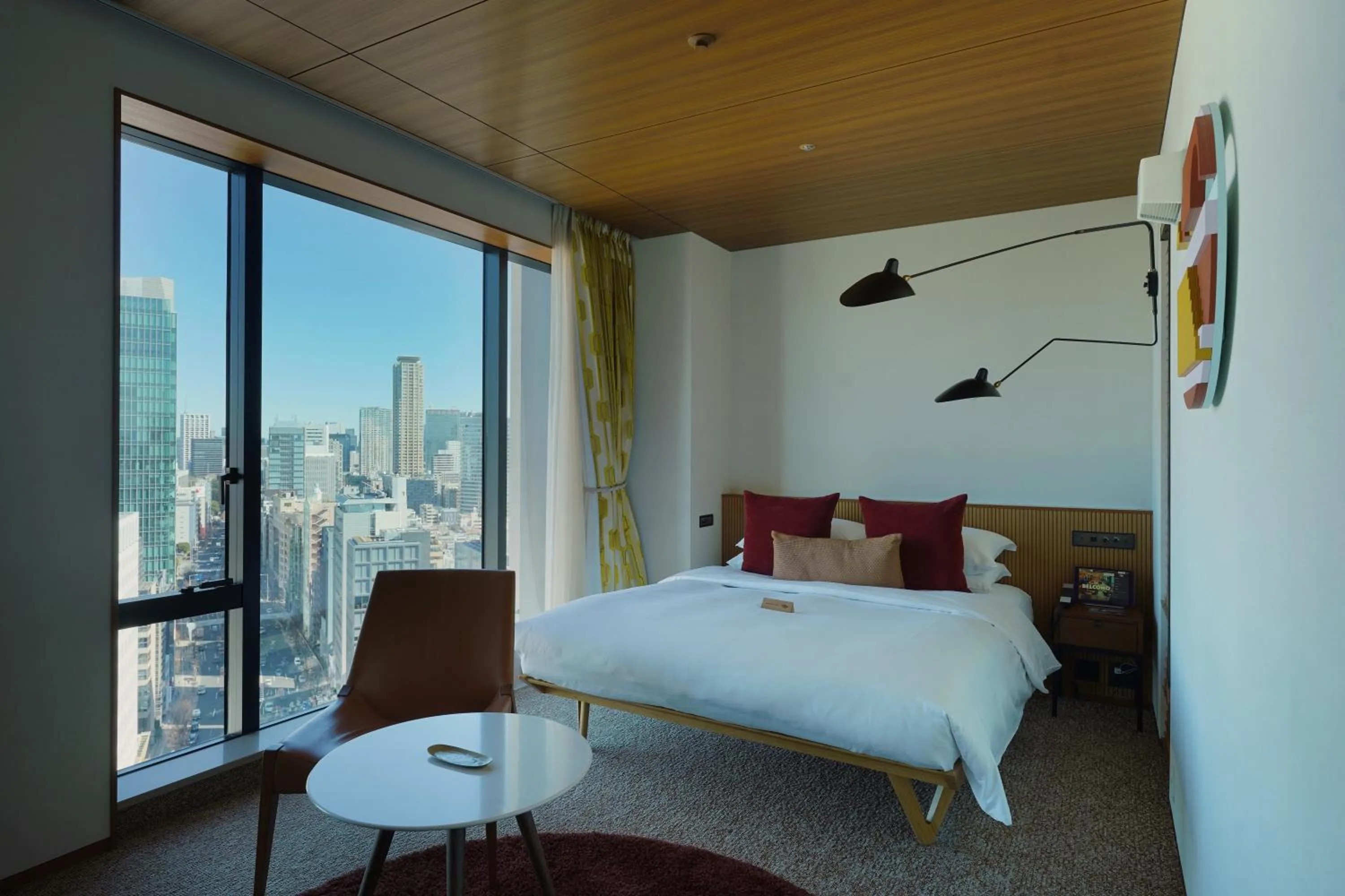 Bed in THE AOYAMA GRAND HOTEL