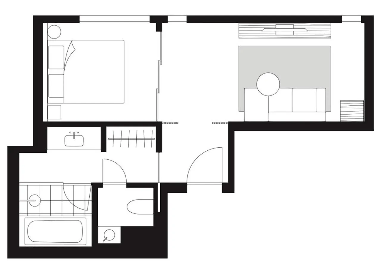 Floor plan in THE AOYAMA GRAND HOTEL