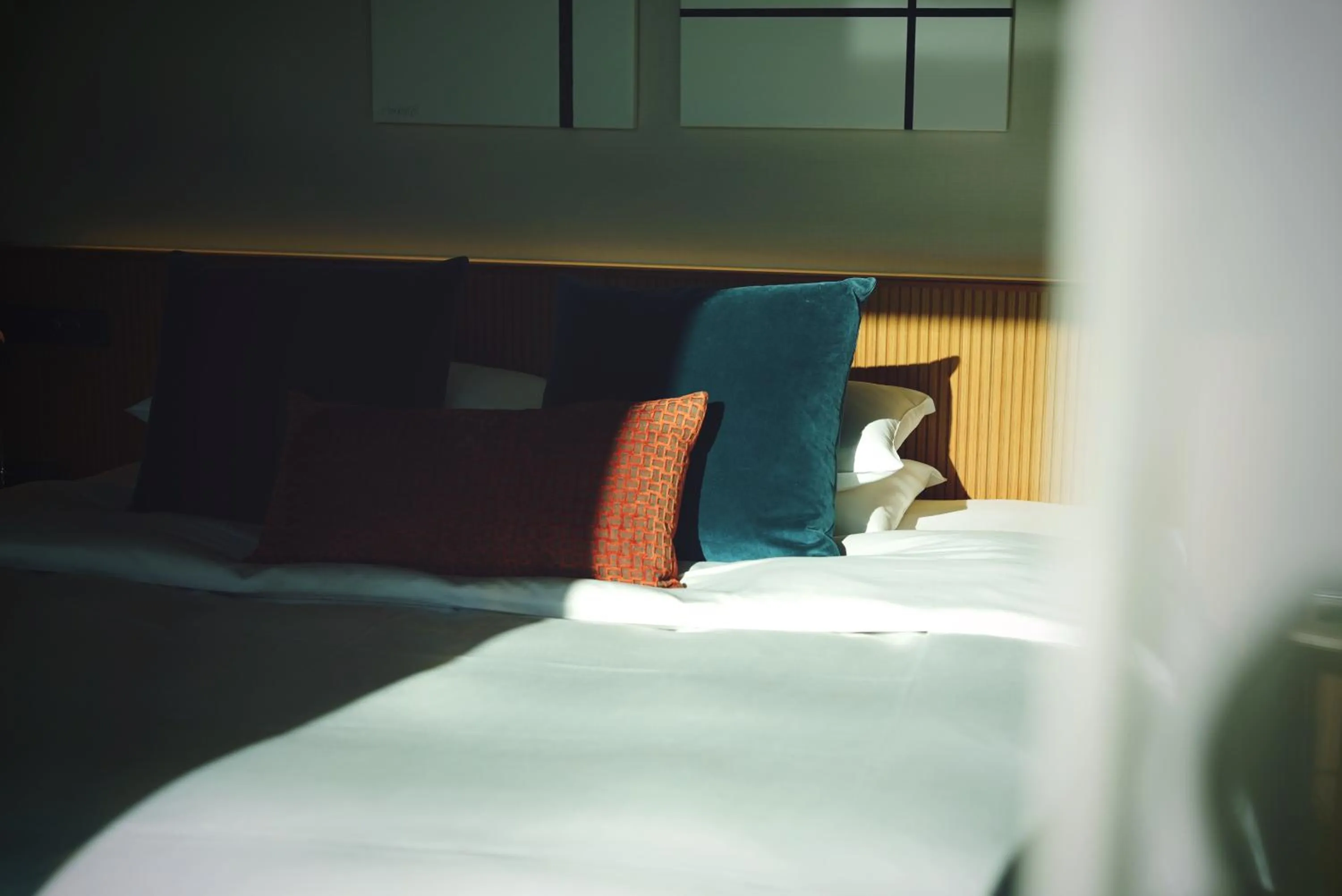 Bed in THE AOYAMA GRAND HOTEL