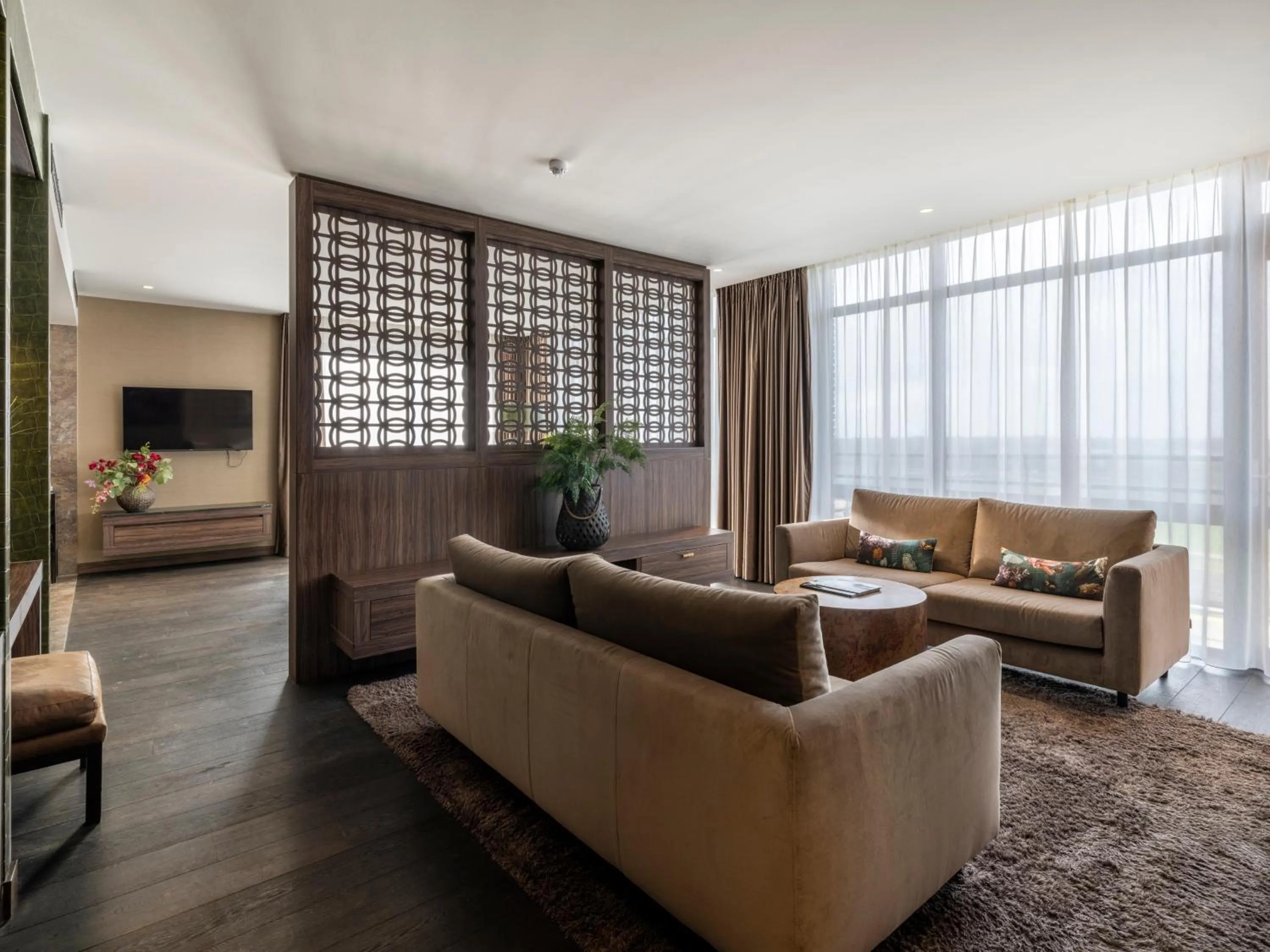 Seating area in Van Der Valk Hotel Zwolle