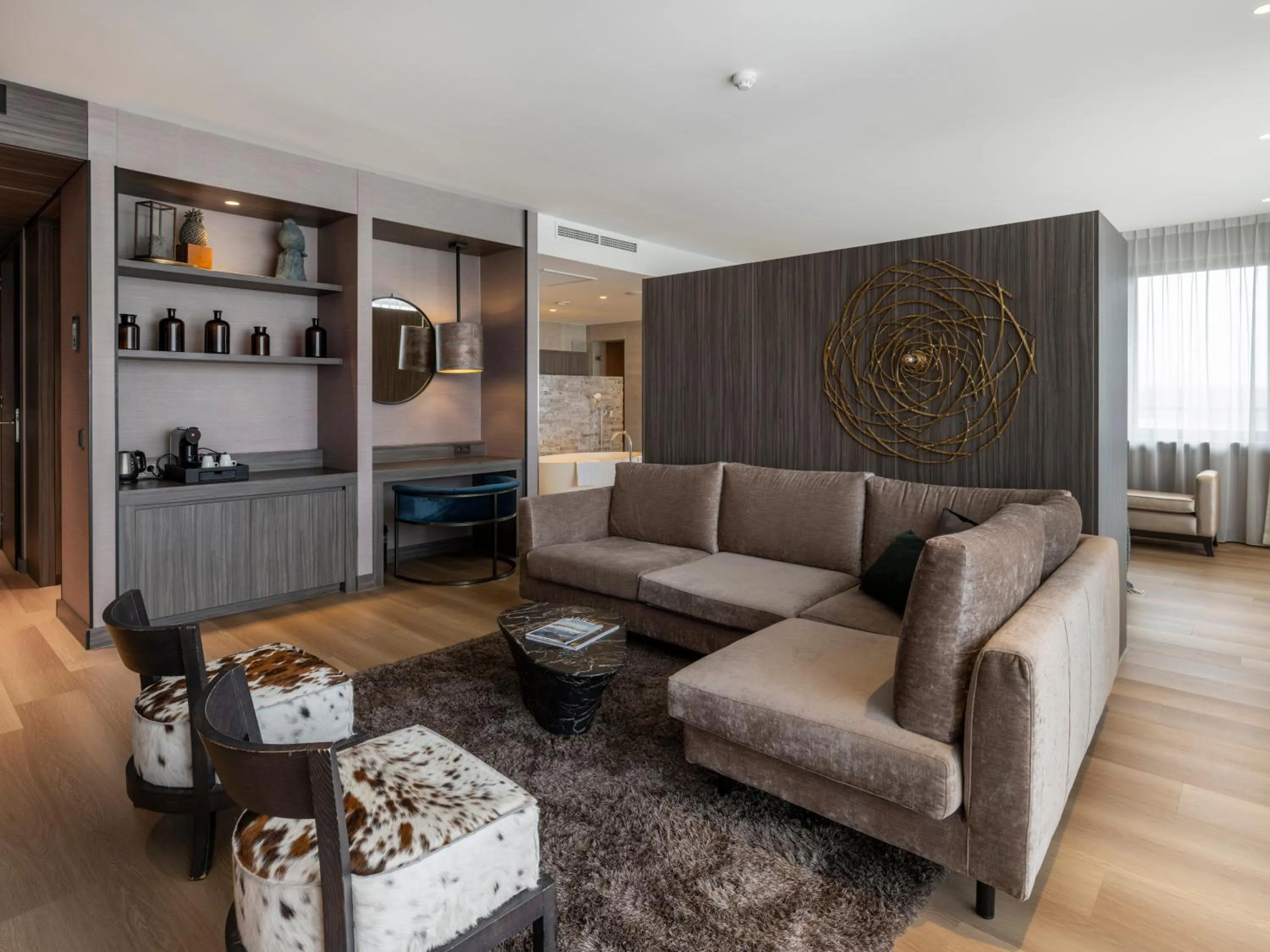 Seating area in Van Der Valk Hotel Zwolle