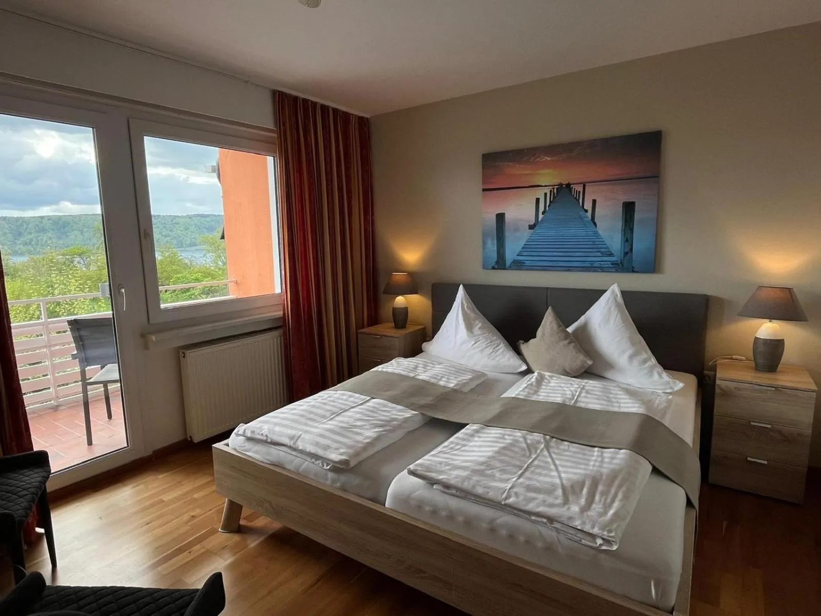 Bed in Hotel Landhaus Sternen