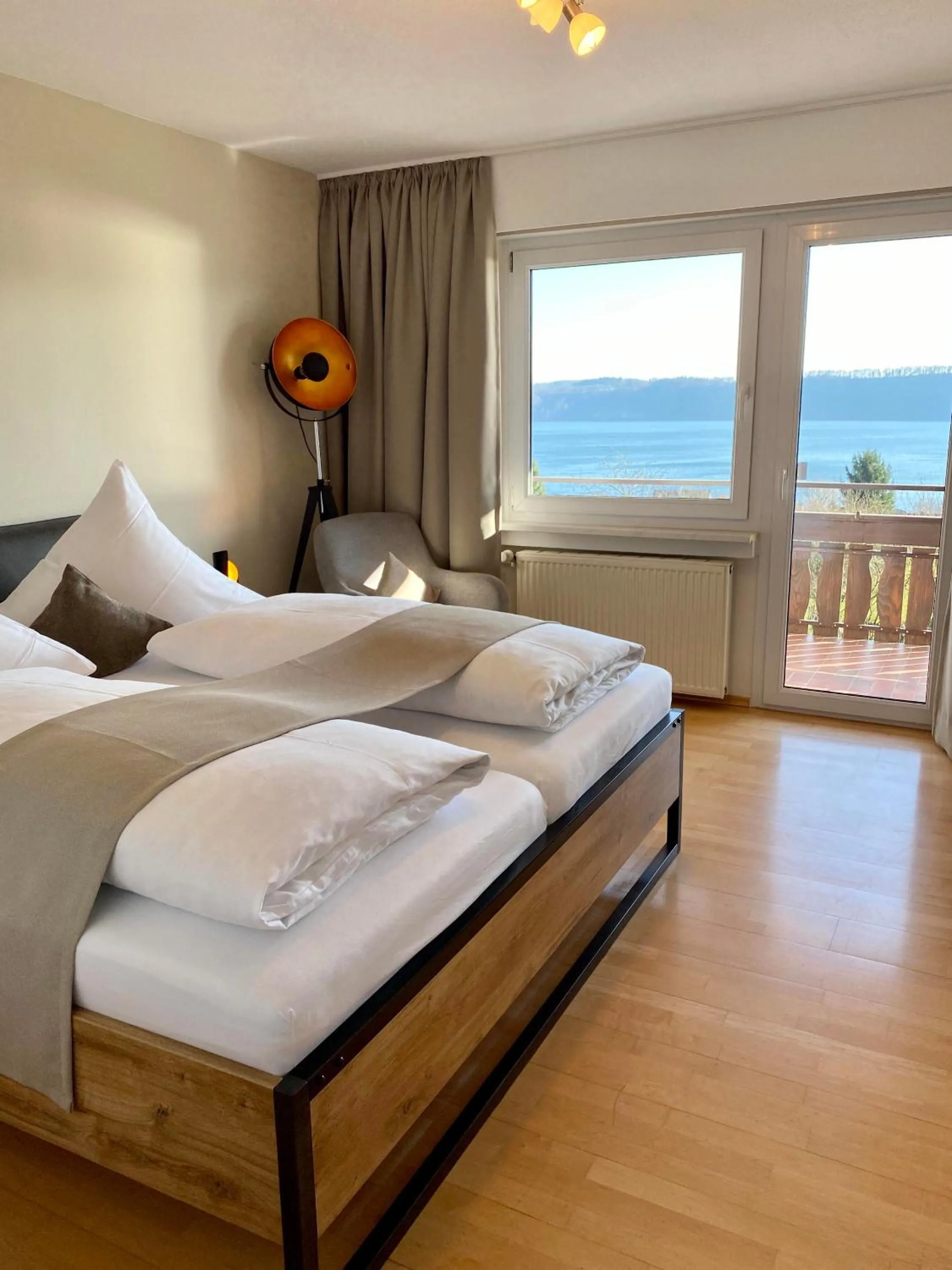 Bed in Hotel Landhaus Sternen