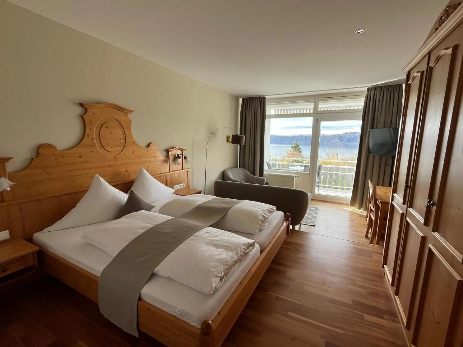 Bed in Hotel Landhaus Sternen