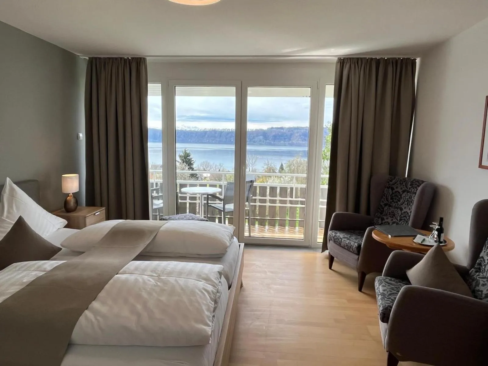 Bed in Hotel Landhaus Sternen