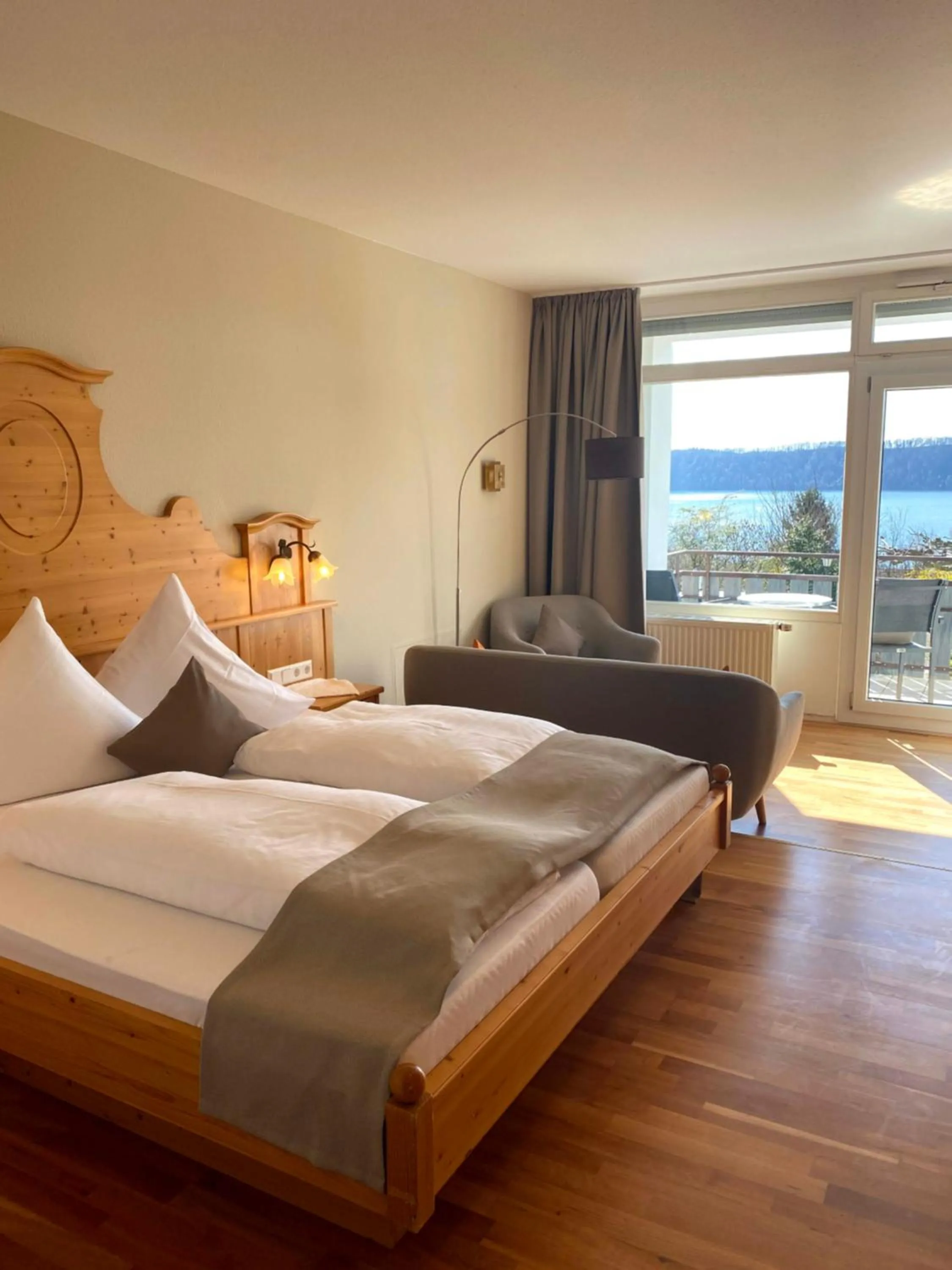 Bed in Hotel Landhaus Sternen