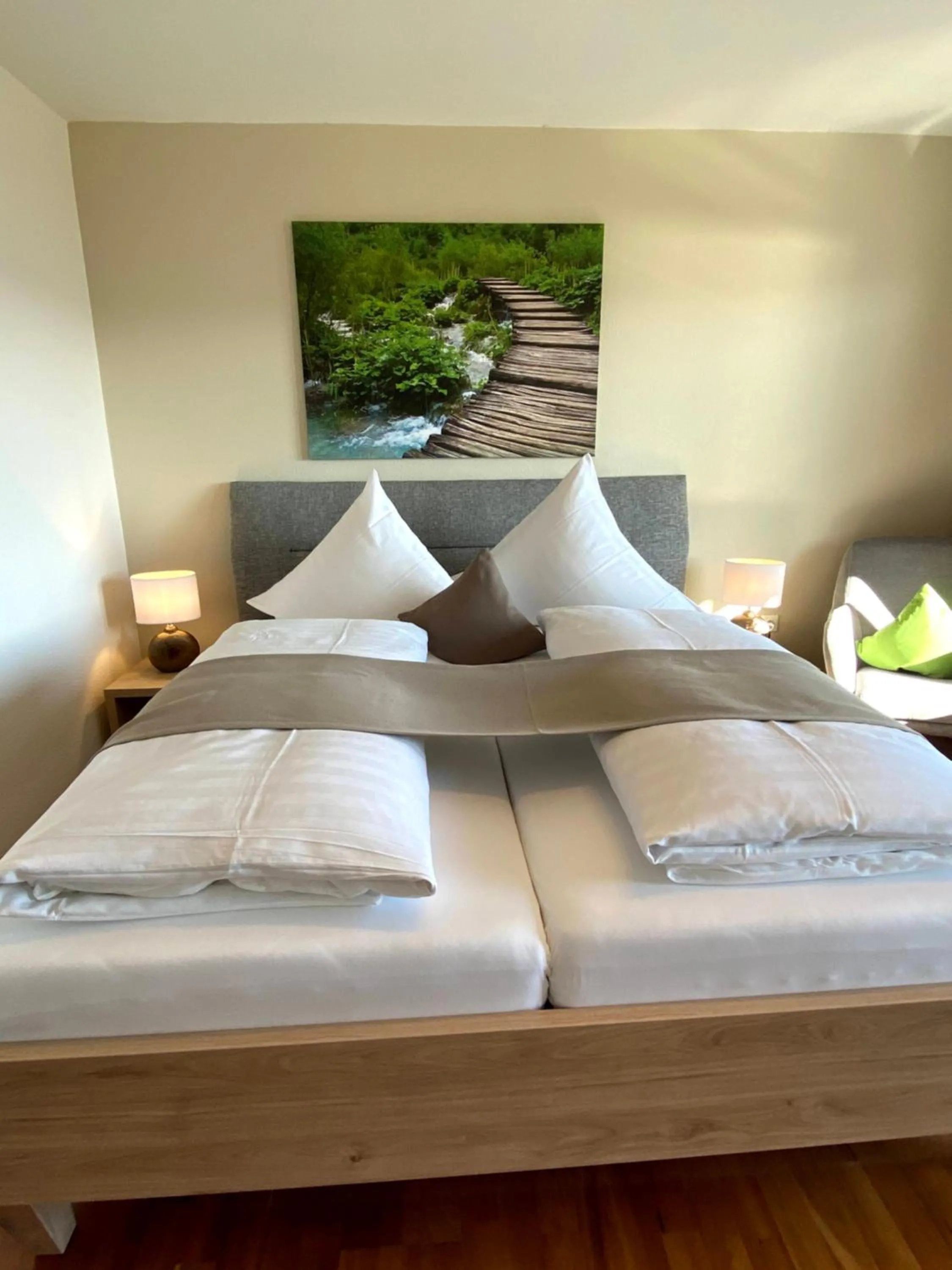 Bed in Hotel Landhaus Sternen