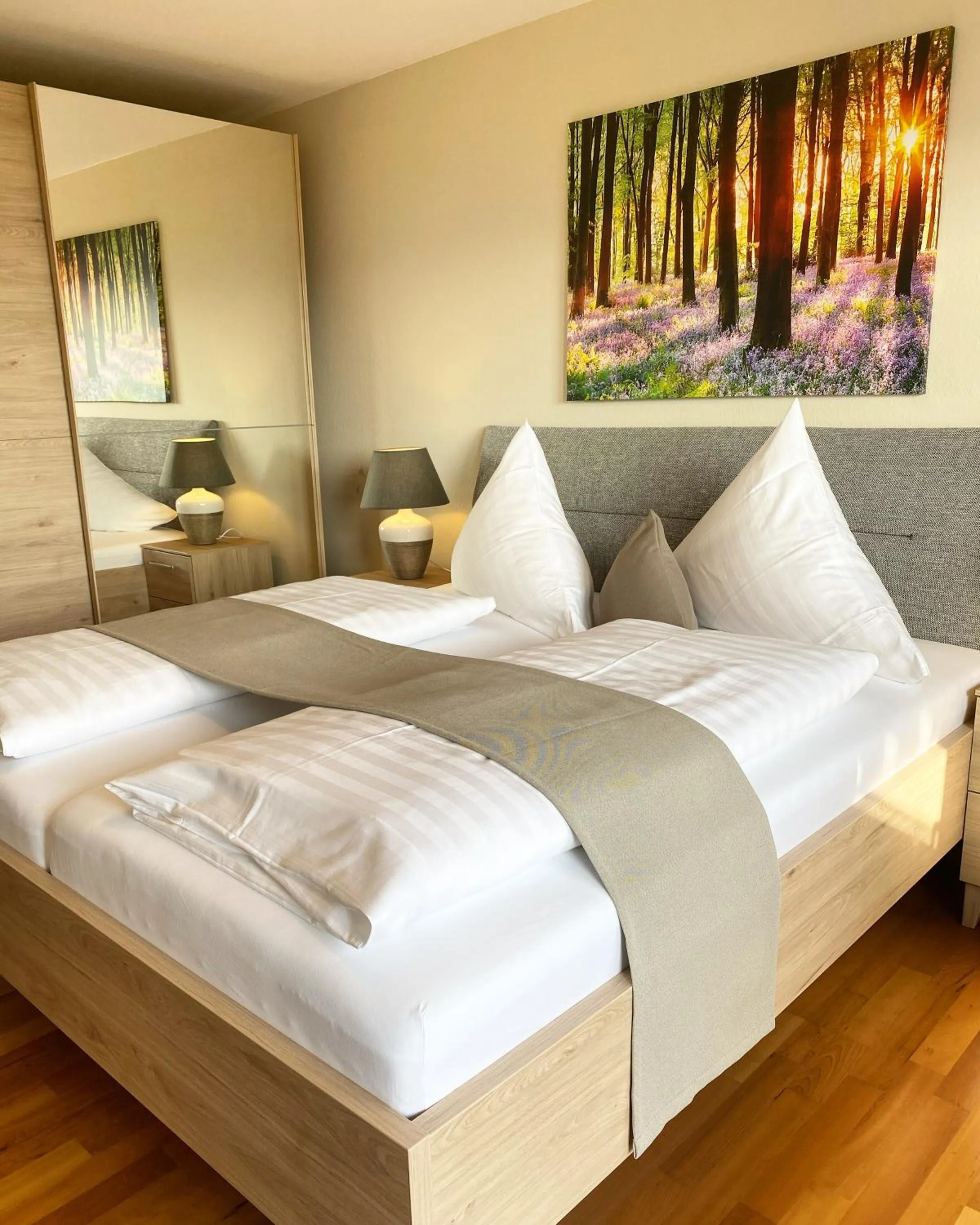Bed in Hotel Landhaus Sternen