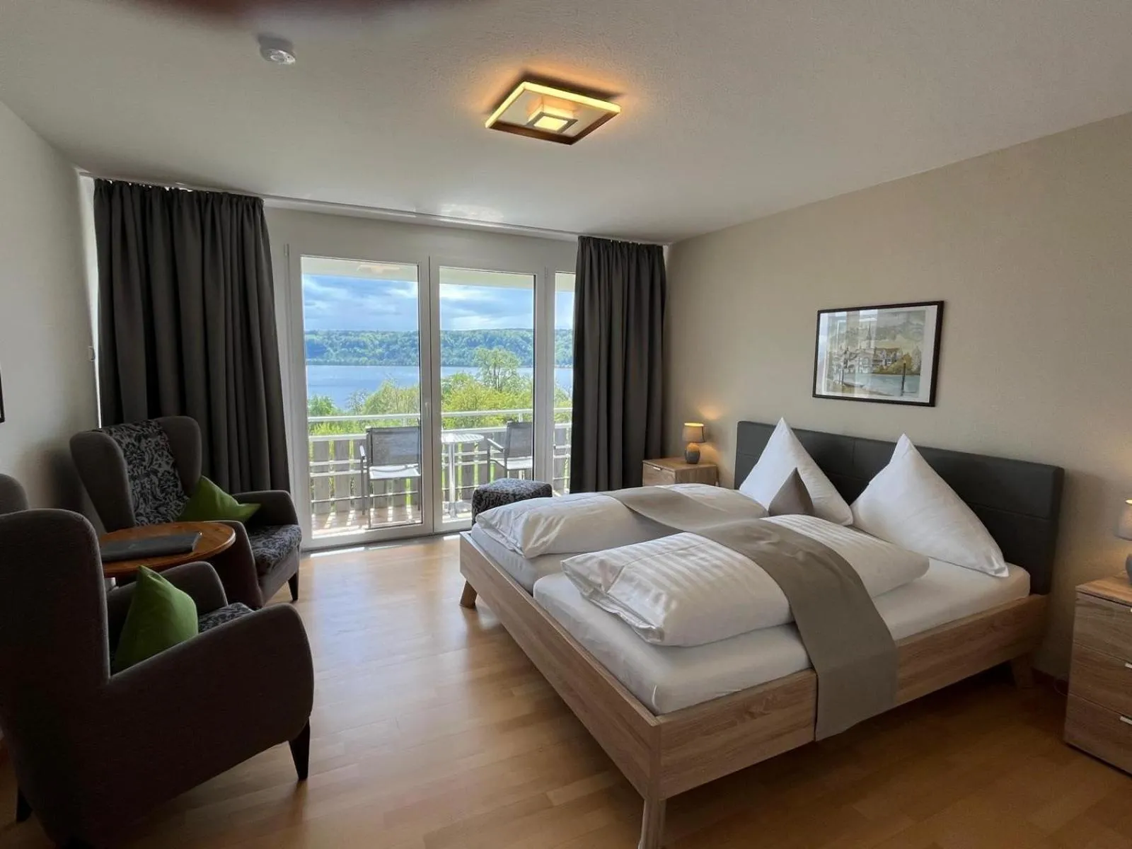 Bed in Hotel Landhaus Sternen