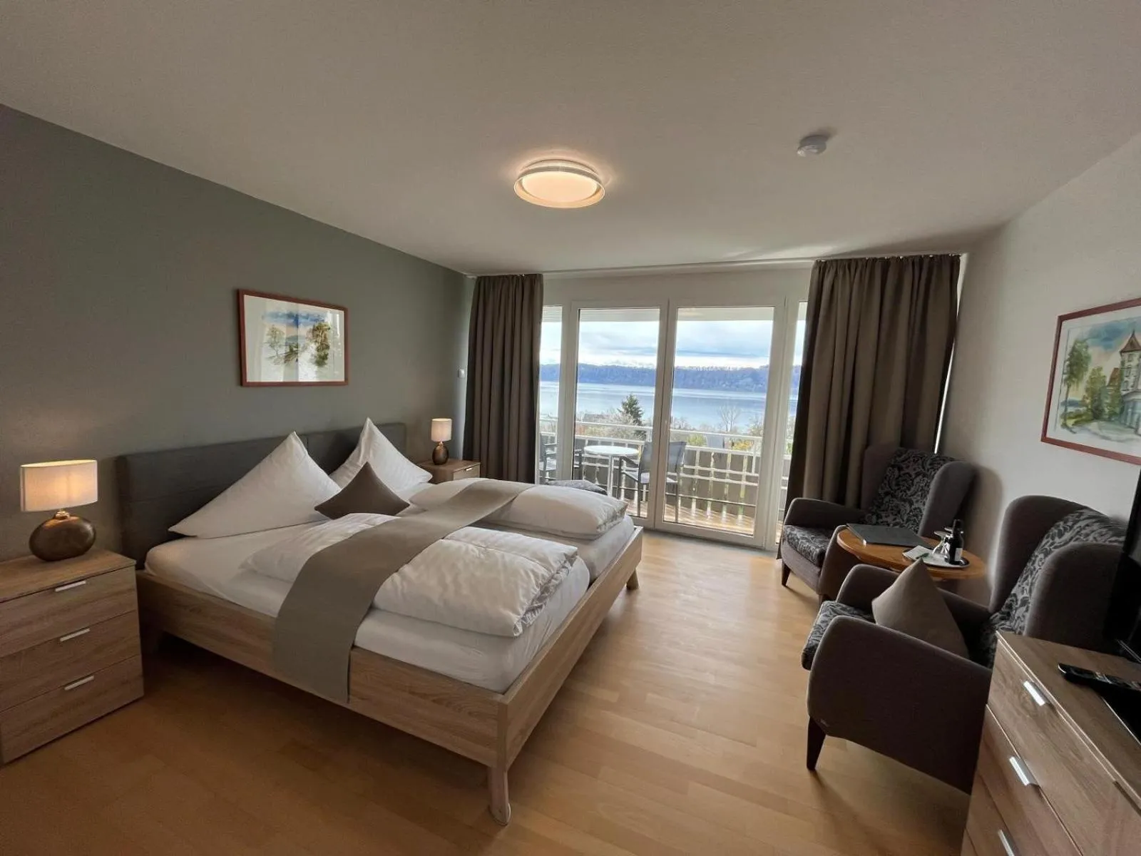 Bed in Hotel Landhaus Sternen