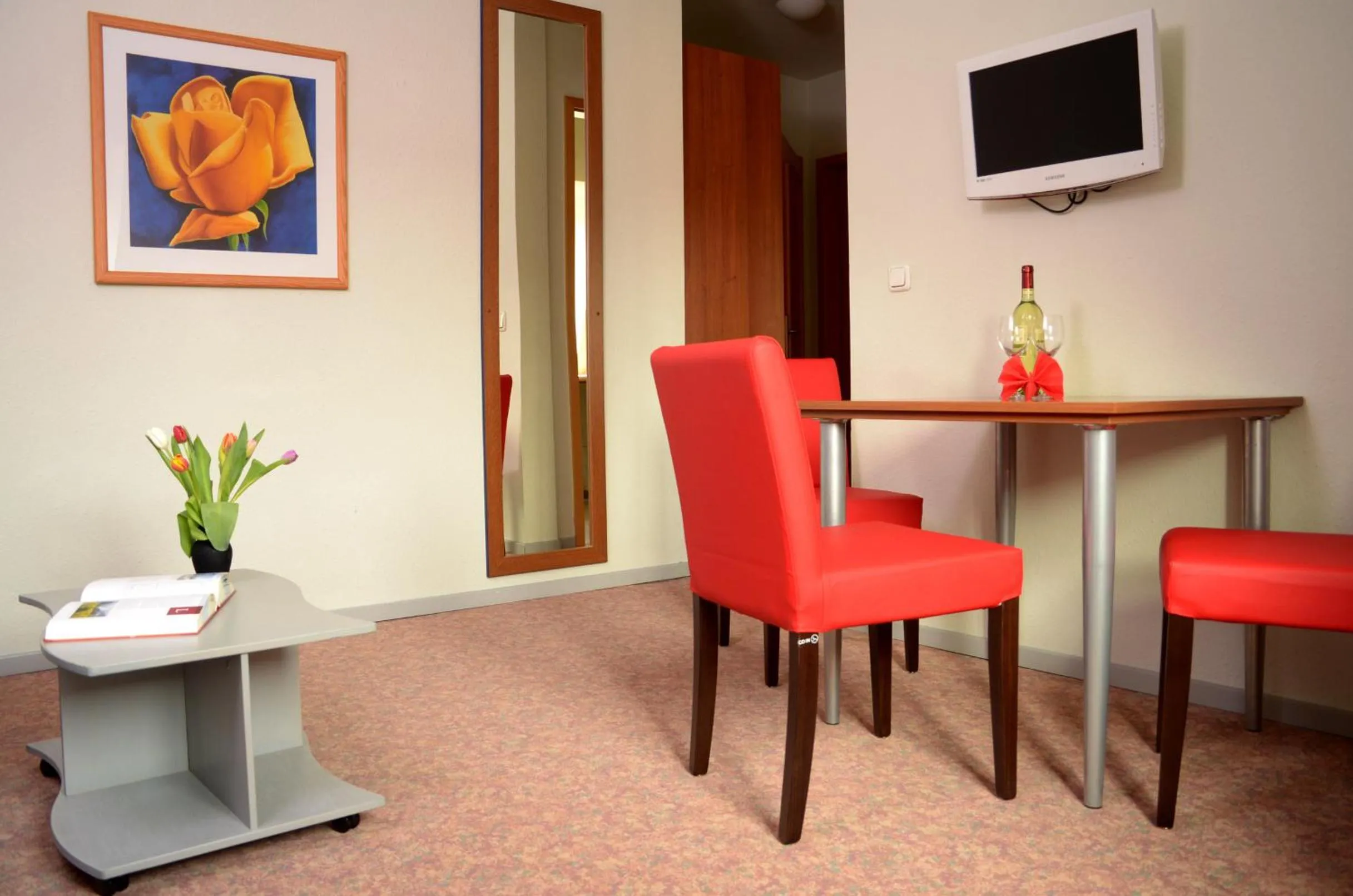 TV and multimedia in Hotel & Apartments Fürstenhof am Bauhaus