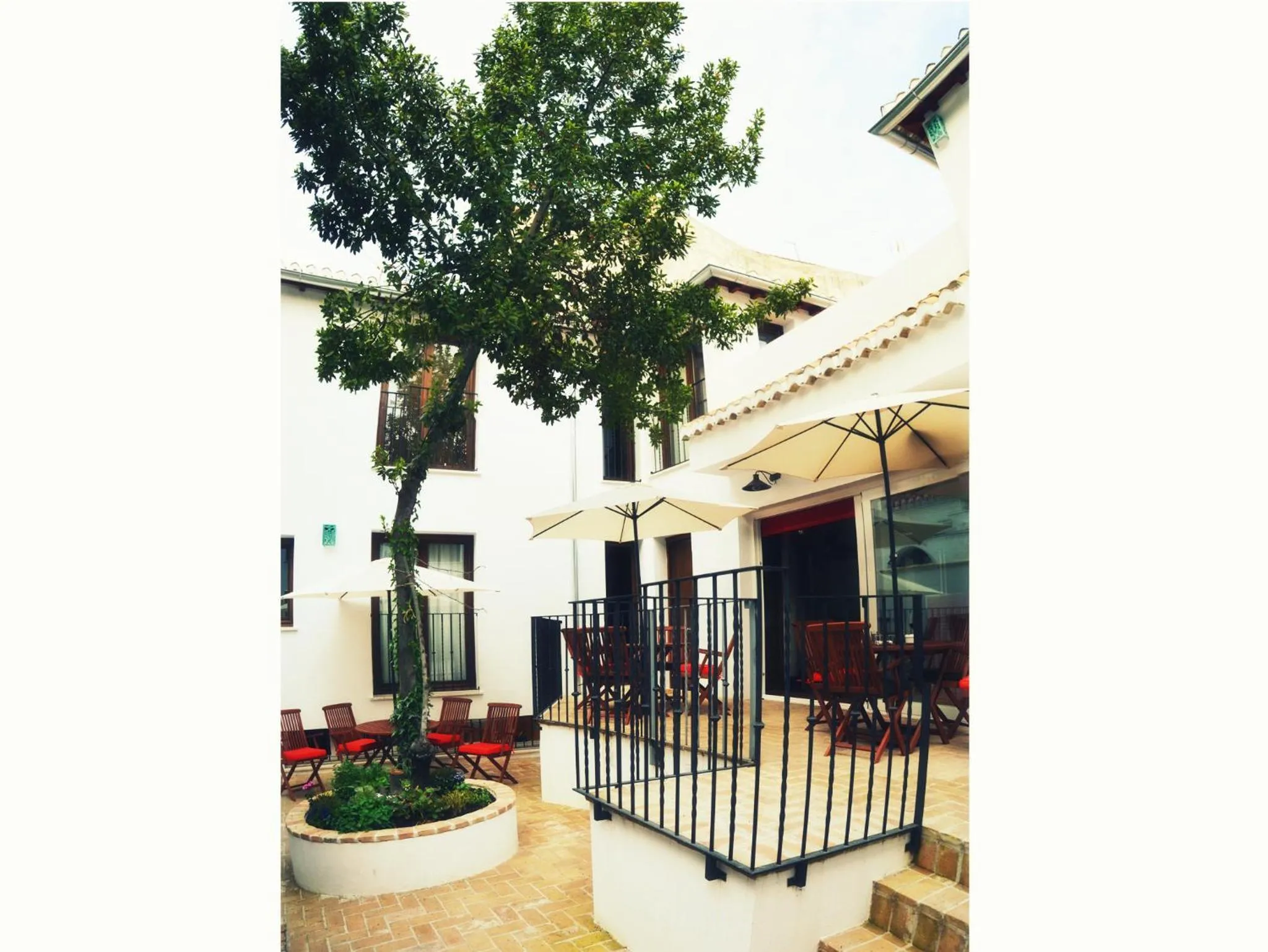 Patio in La Posada de Quijada