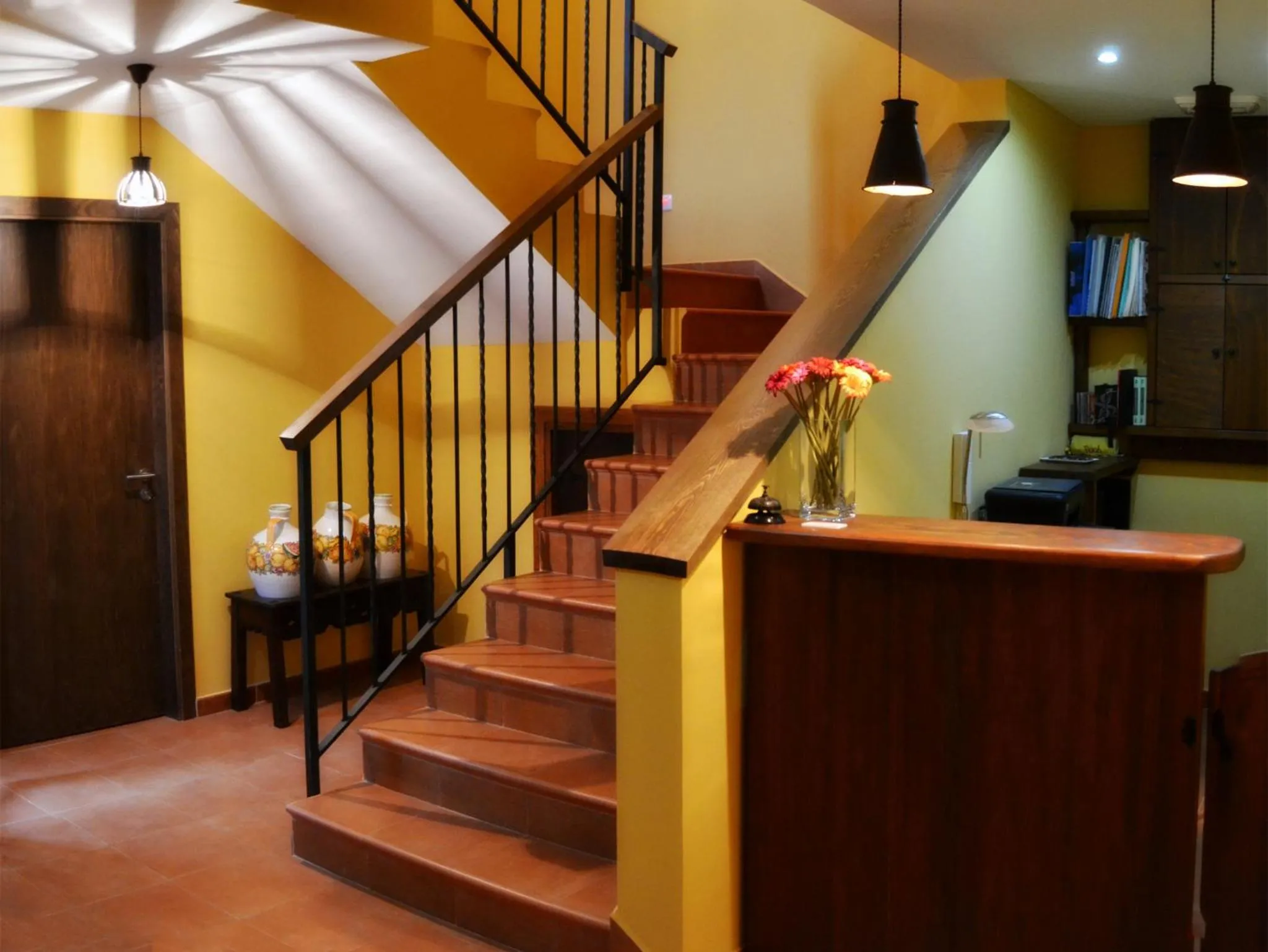 Lobby or reception in La Posada de Quijada