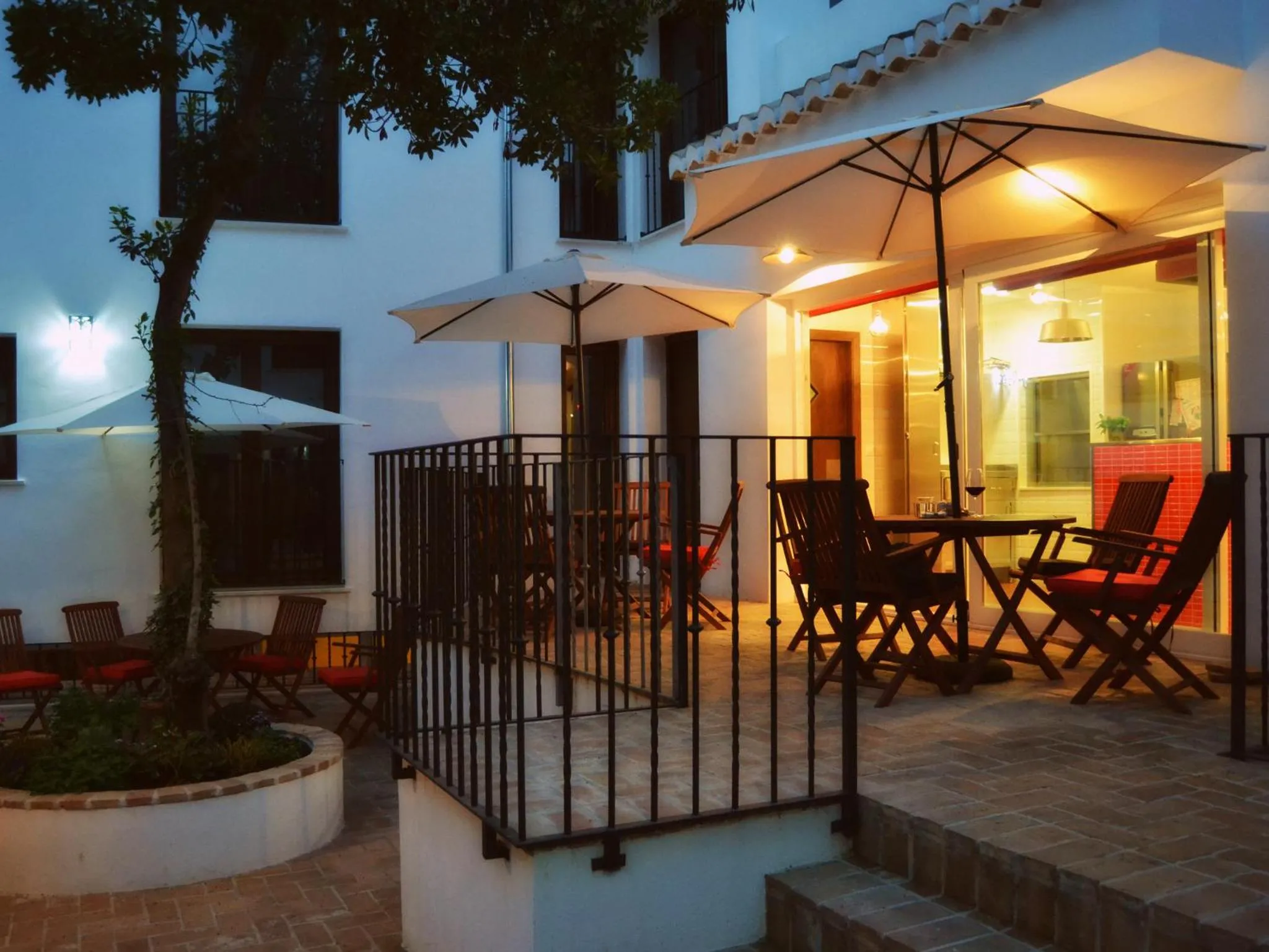 Patio in La Posada de Quijada