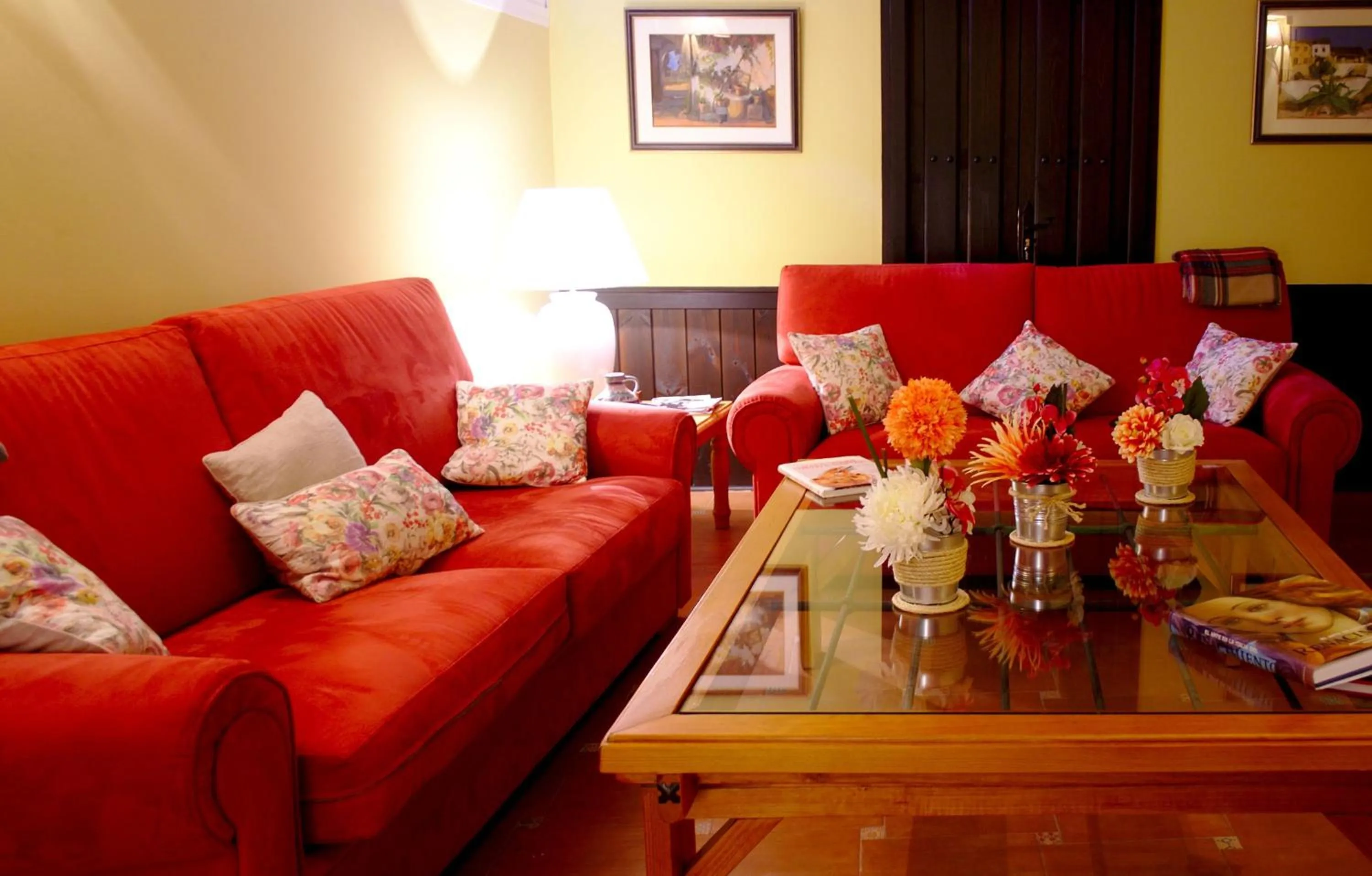 Living room in La Posada de Quijada