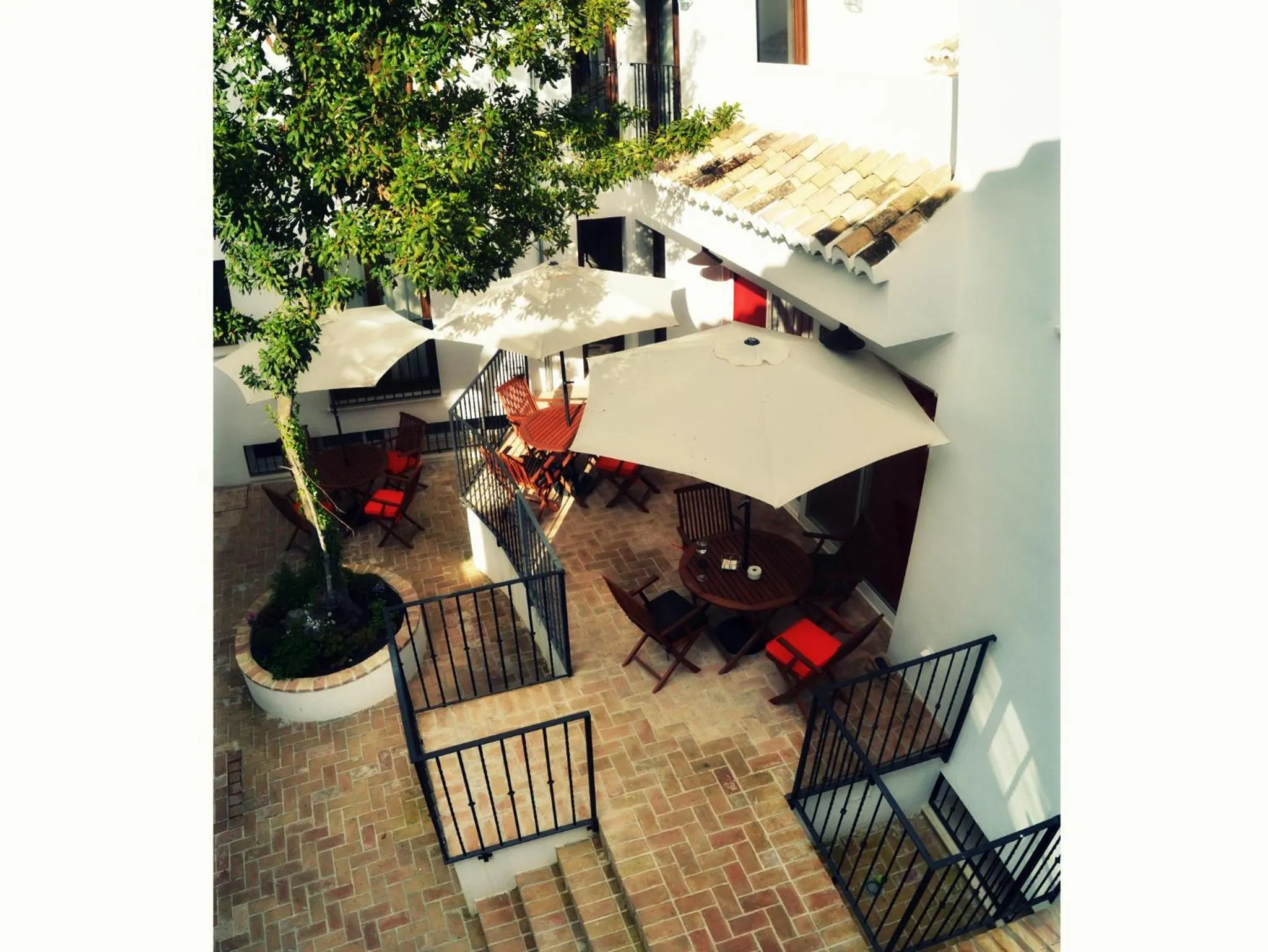 Patio in La Posada de Quijada